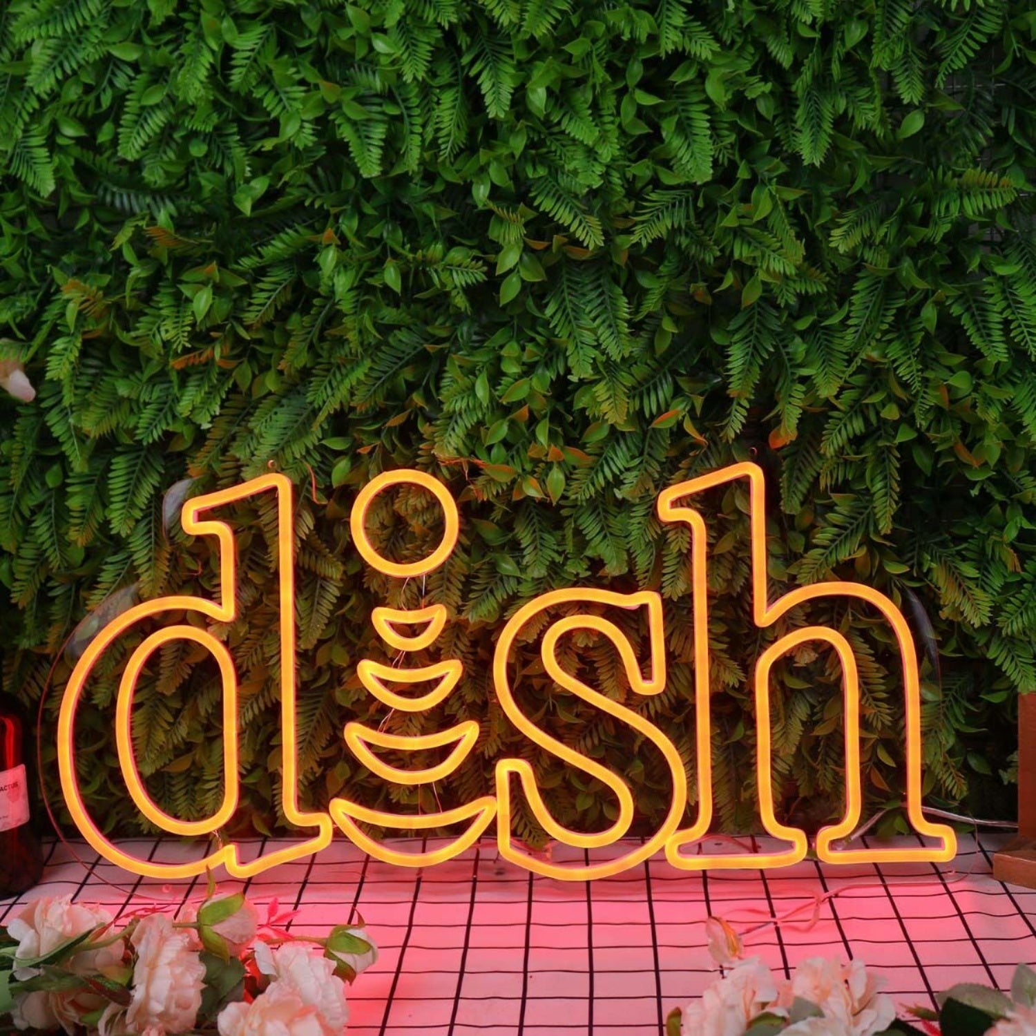 Dish Orange Custom Led Neon Sign - Shineneon