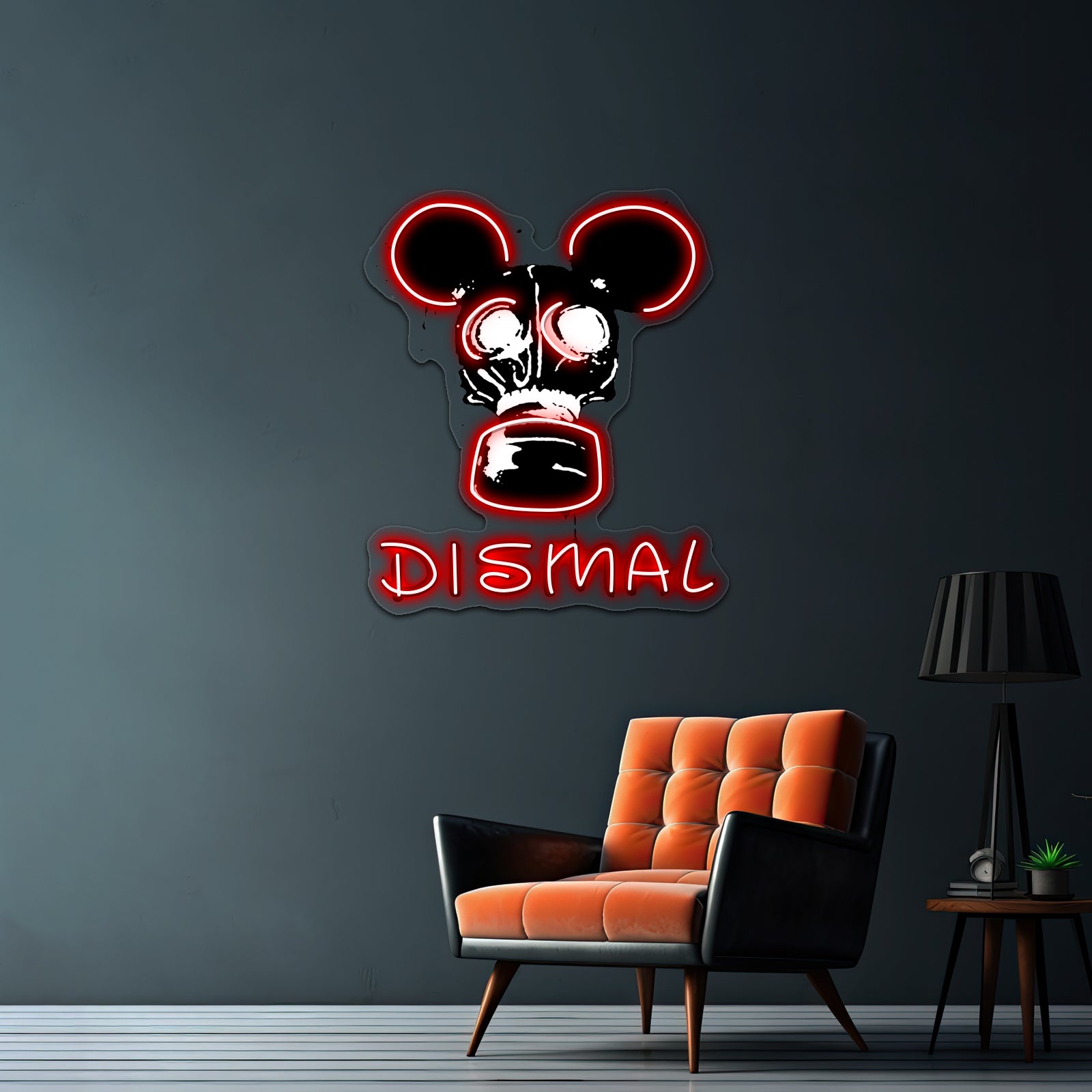 Dismal Black And White Unique Artwork Affordable Custom Neon Signs | Shineneon