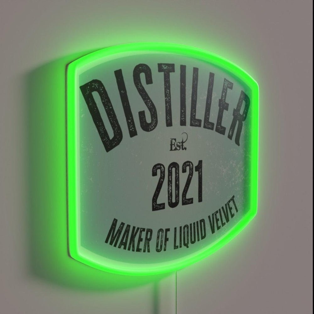 Distiller Maker Of Liquid Velvet 2021 Rgb Led Neon Sign - Shineneon