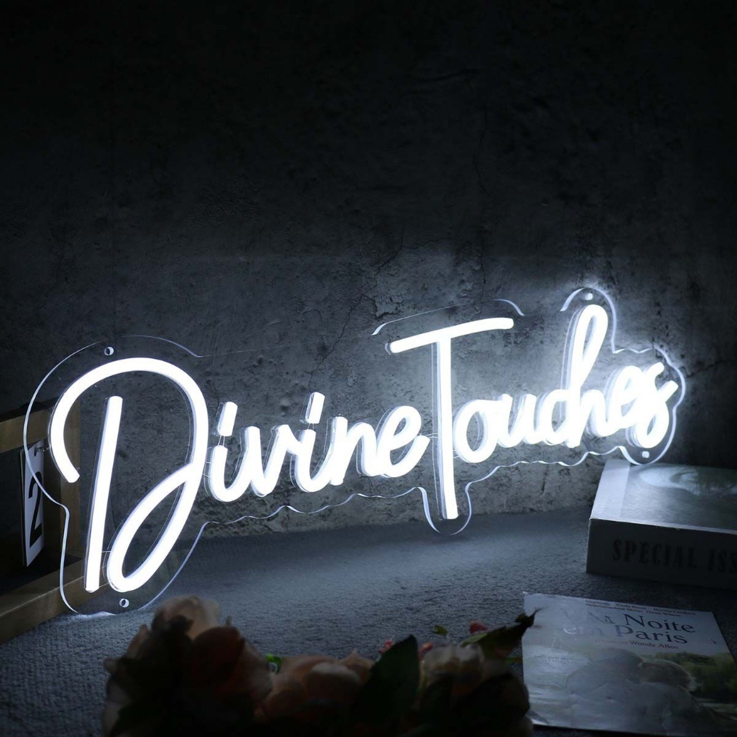 Divine Touches White Led Neon Sign | Shineneon