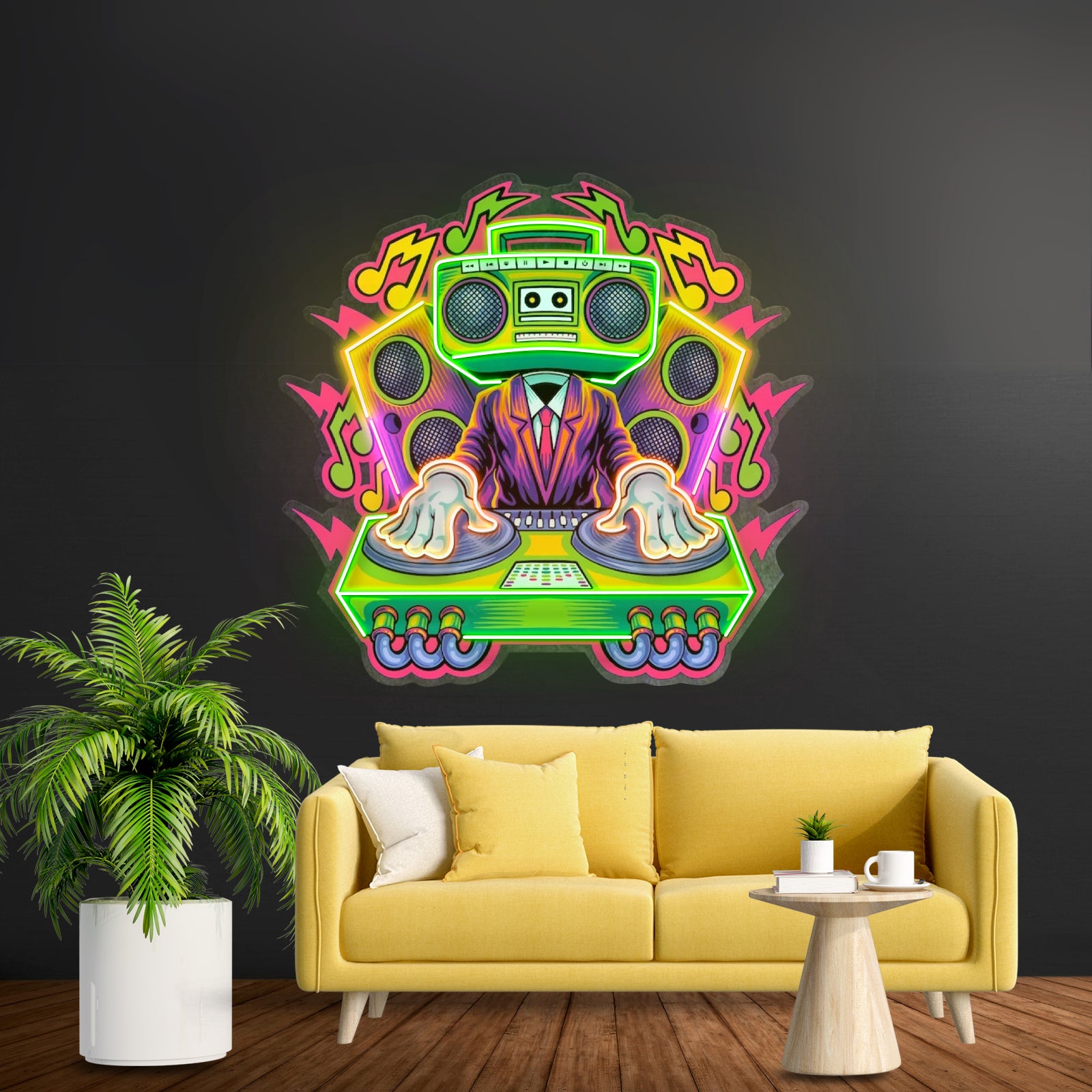 Dj Electro Music Led Neon Sign Light Custom Led Signs