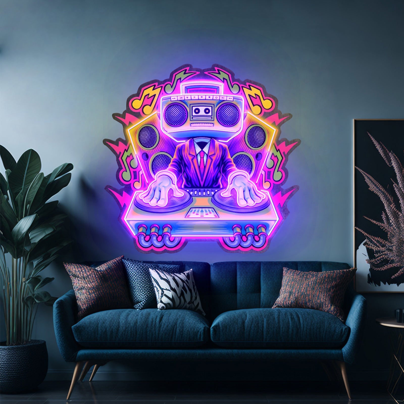 Dj Electro Music Led Neon Sign Light Custom Led Signs