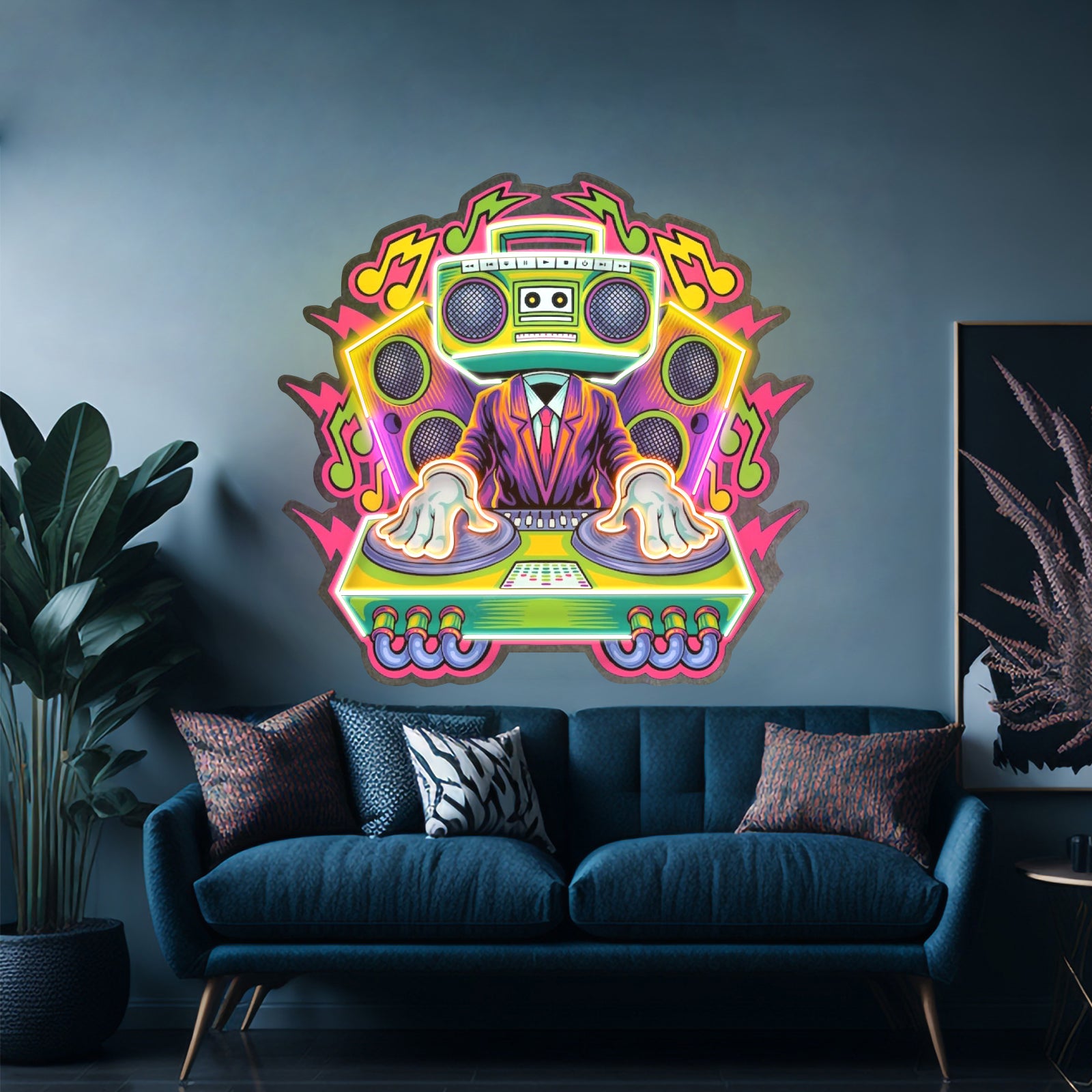 Dj Electro Music Led Neon Sign Light Custom Led Signs