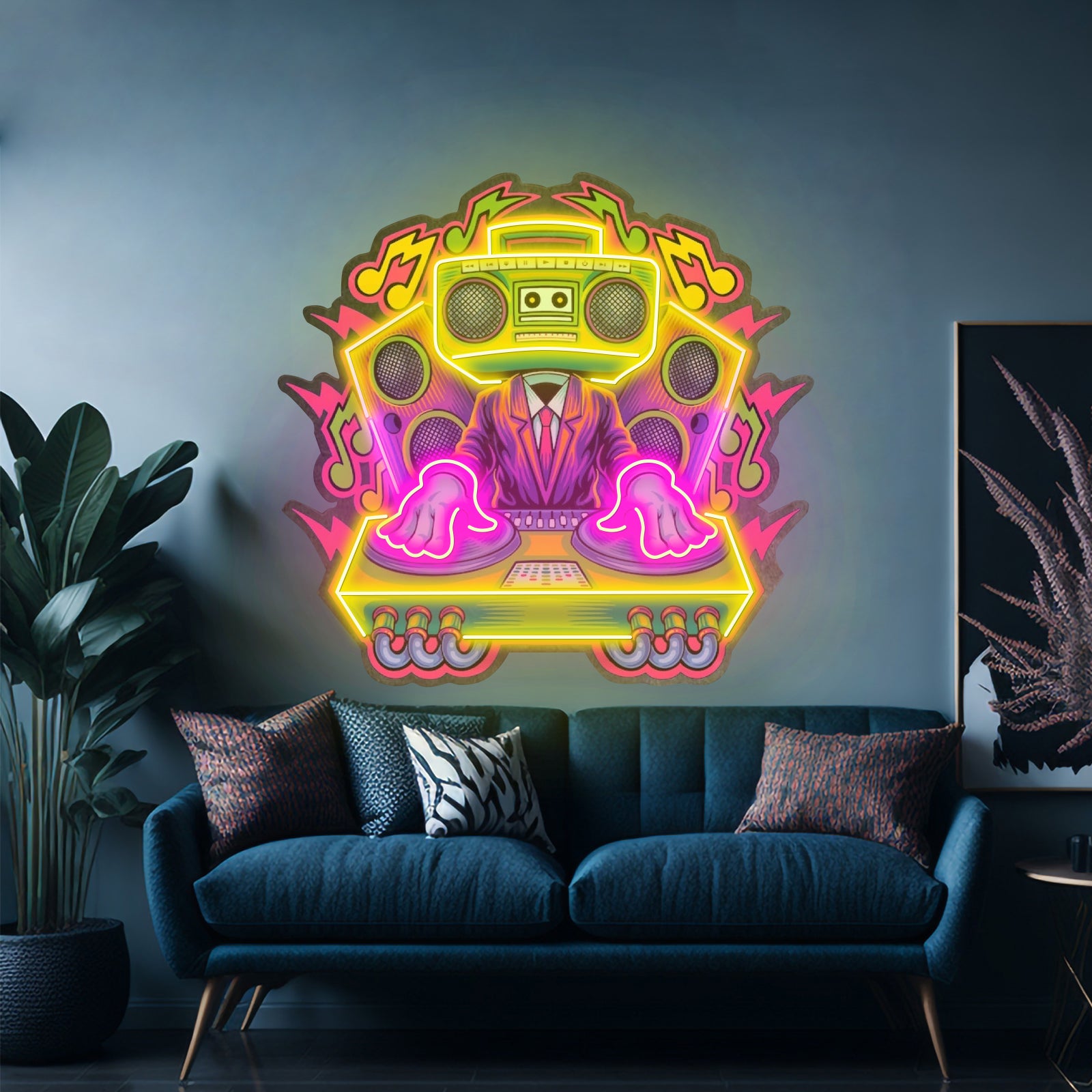 Dj Electro Music Led Neon Sign Light Custom Led Signs