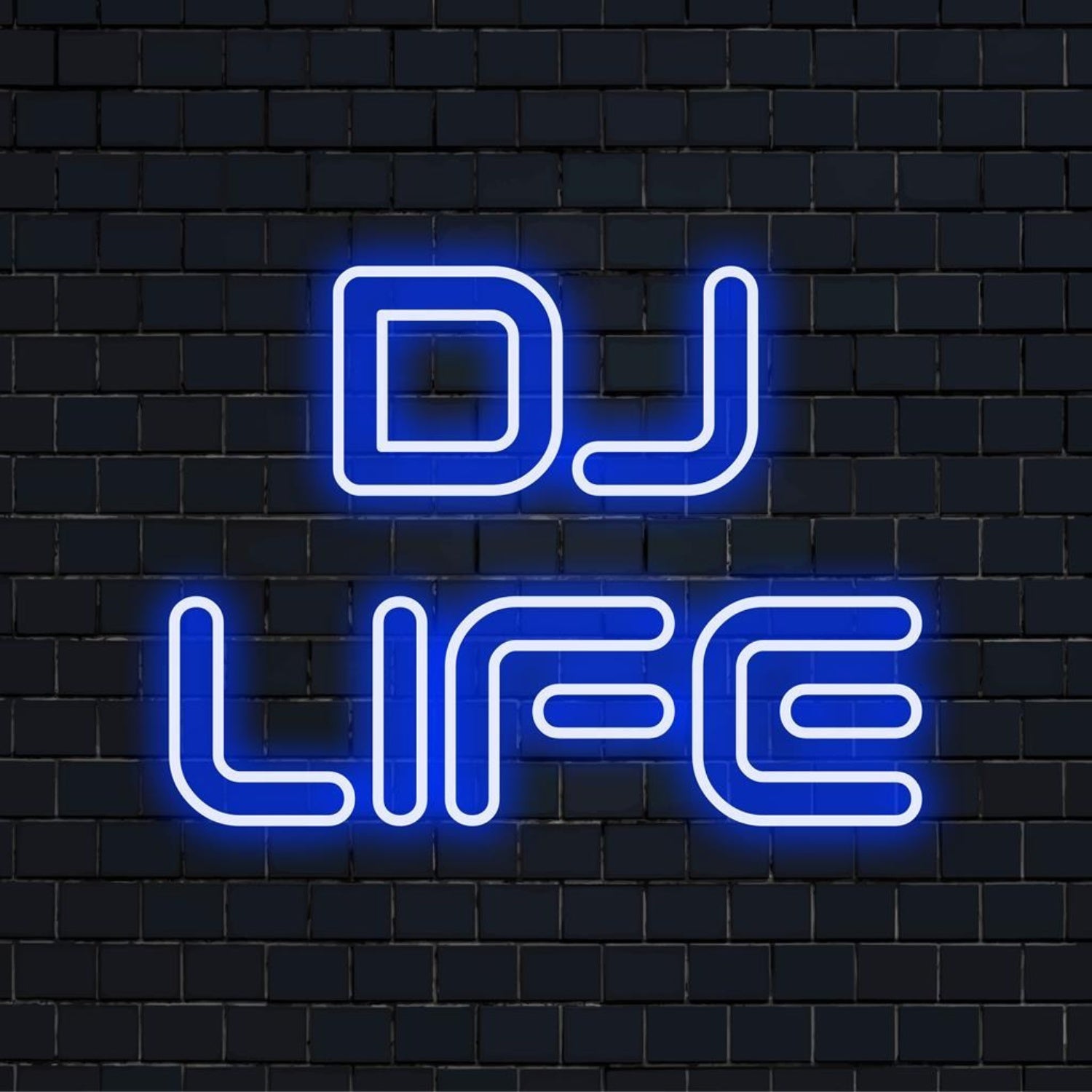 Dj Life Blue Led Neon Sign For Bar Nightclub Studio Decor | Shineneon