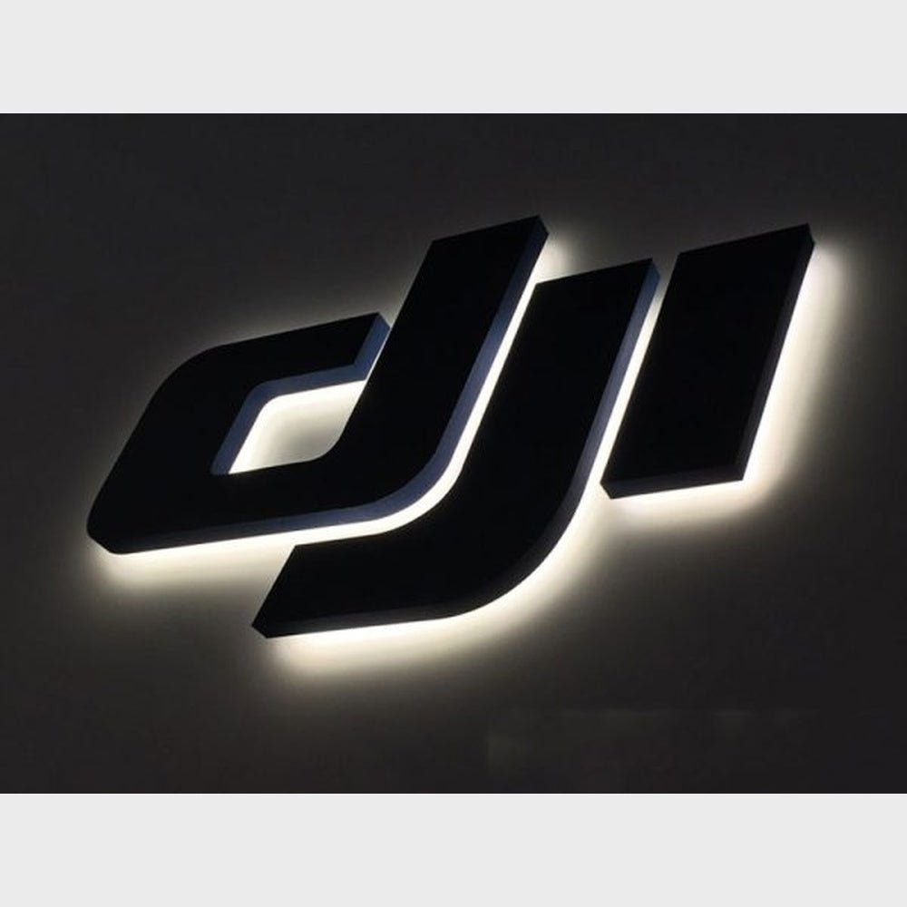 Dji 3D Backlit Channel Letters Led Light Sign - Shineneon