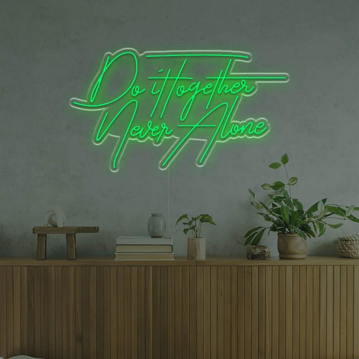 Do It To Get The Never Alone Led Neon Sign | Shineneon