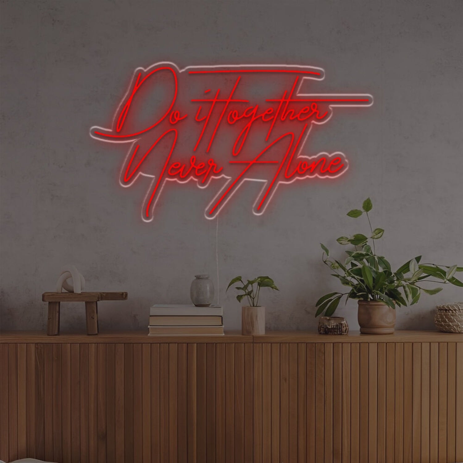 Do It To Get The Never Alone Led Neon Sign | Shineneon