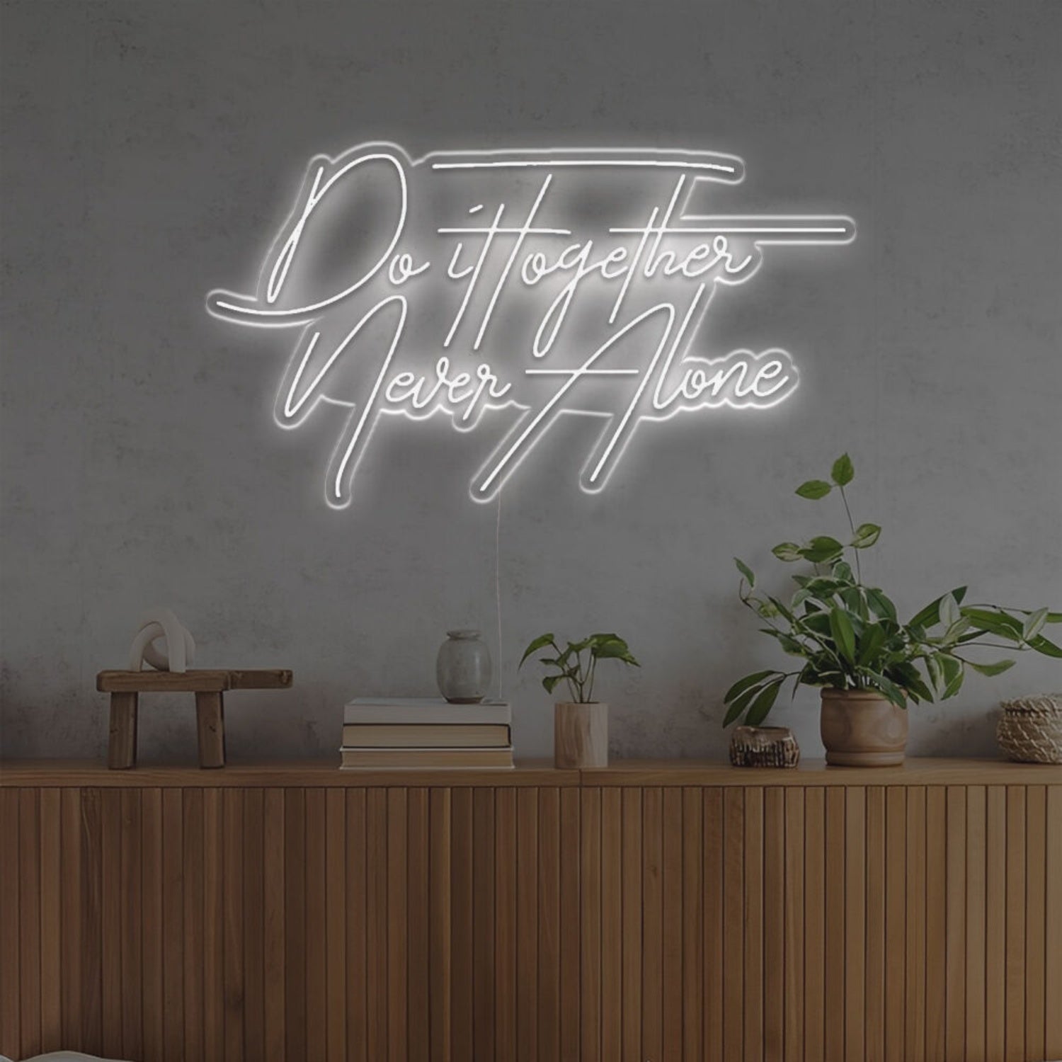 Do It To Get The Never Alone Led Neon Sign | Shineneon