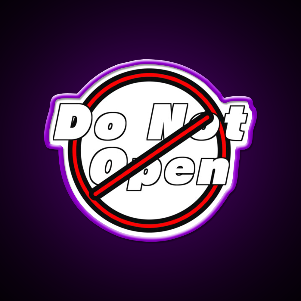 Do Not Open Beer Bar Decor Led Neon Sign Rgb Color - LED neon sign view 9
