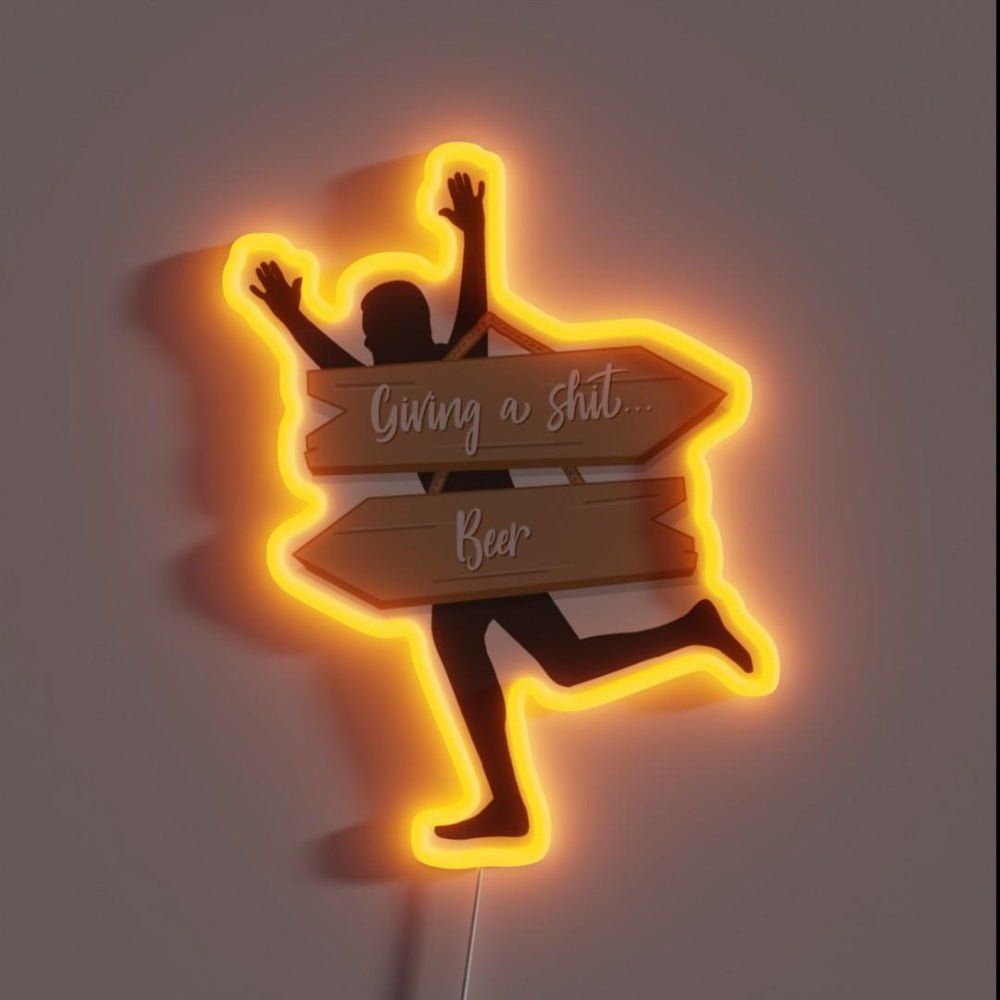 Do Not Shit Beer Drink Craft Beer Rgb Led Neon Sign - Shineneon