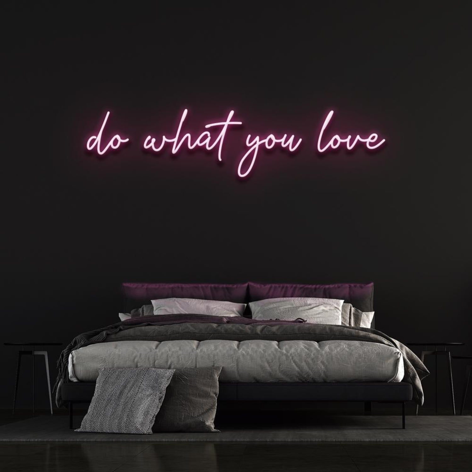 Do What You Love Led Neon Sign Green Script Bedroom Wall Decor | Shineneon