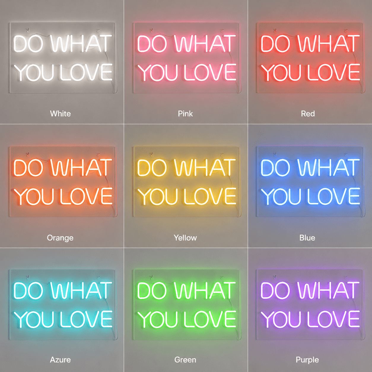 Do What You Love LED Neon Sign Wall Art - Shineneon