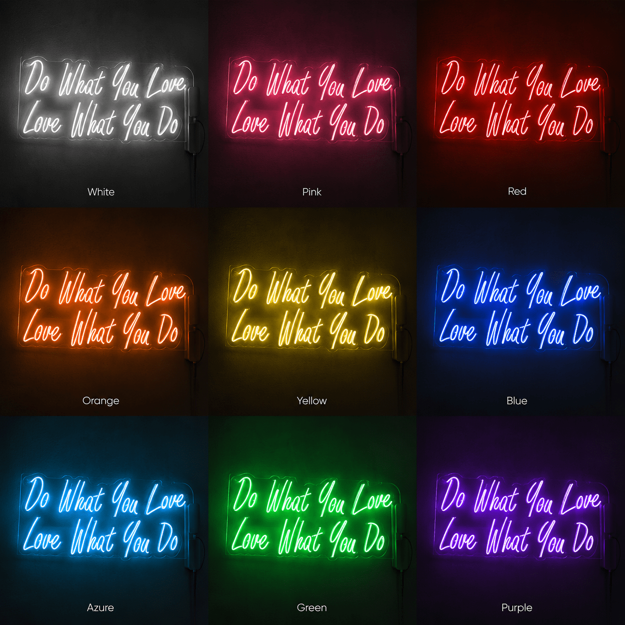 Do What You Love Love What You Do LED Neon Sign - Shineneon