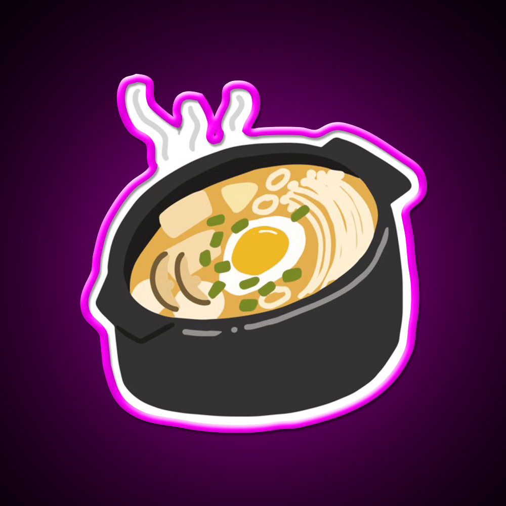 Doenjang Jjigae Snack Food Led Neon Sign Rgb Color - Shineneon