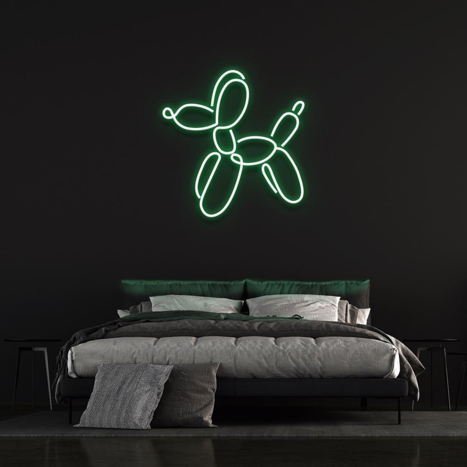 Dog Balloon By Jeff Koons Yellow Led Neon Sign For Bedroom Wall Art | Shineneon