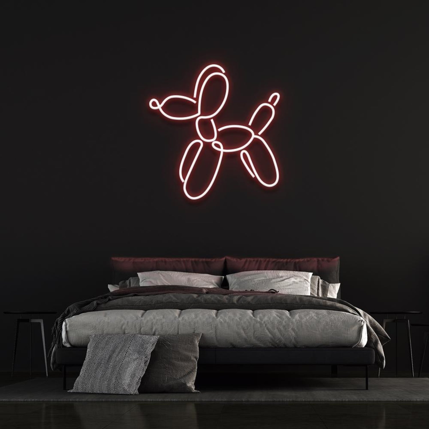 Dog Balloon By Jeff Koons Yellow Led Neon Sign For Bedroom Wall Art | Shineneon