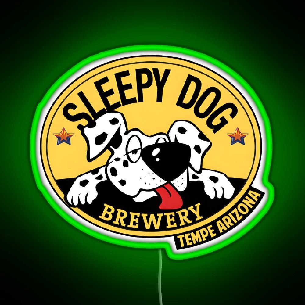 Dog Brewery Logo Rgb Led Neon Sign Pop Wall Art - Shineneon