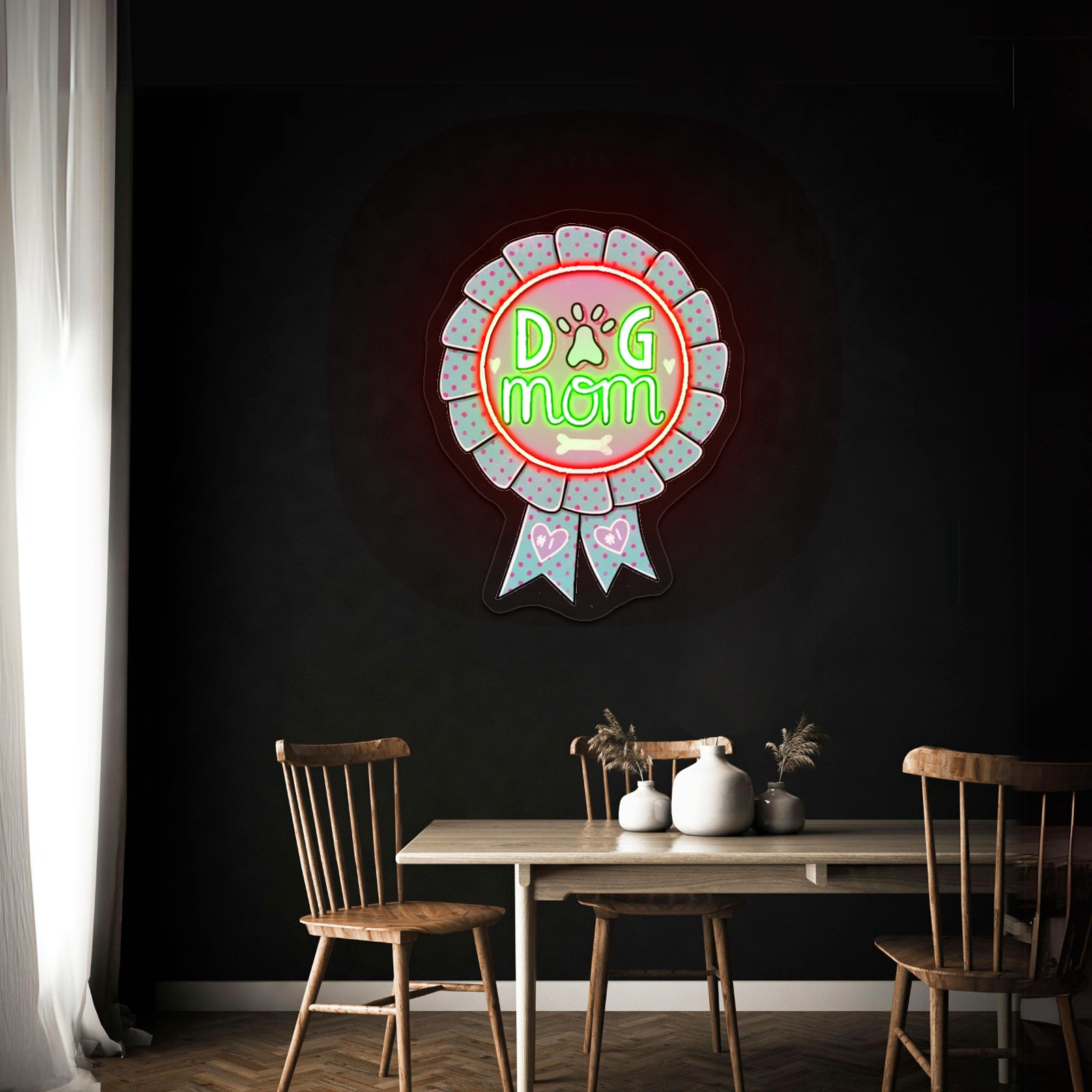 Dog Mom Neon Signs Sunflower Led Signs