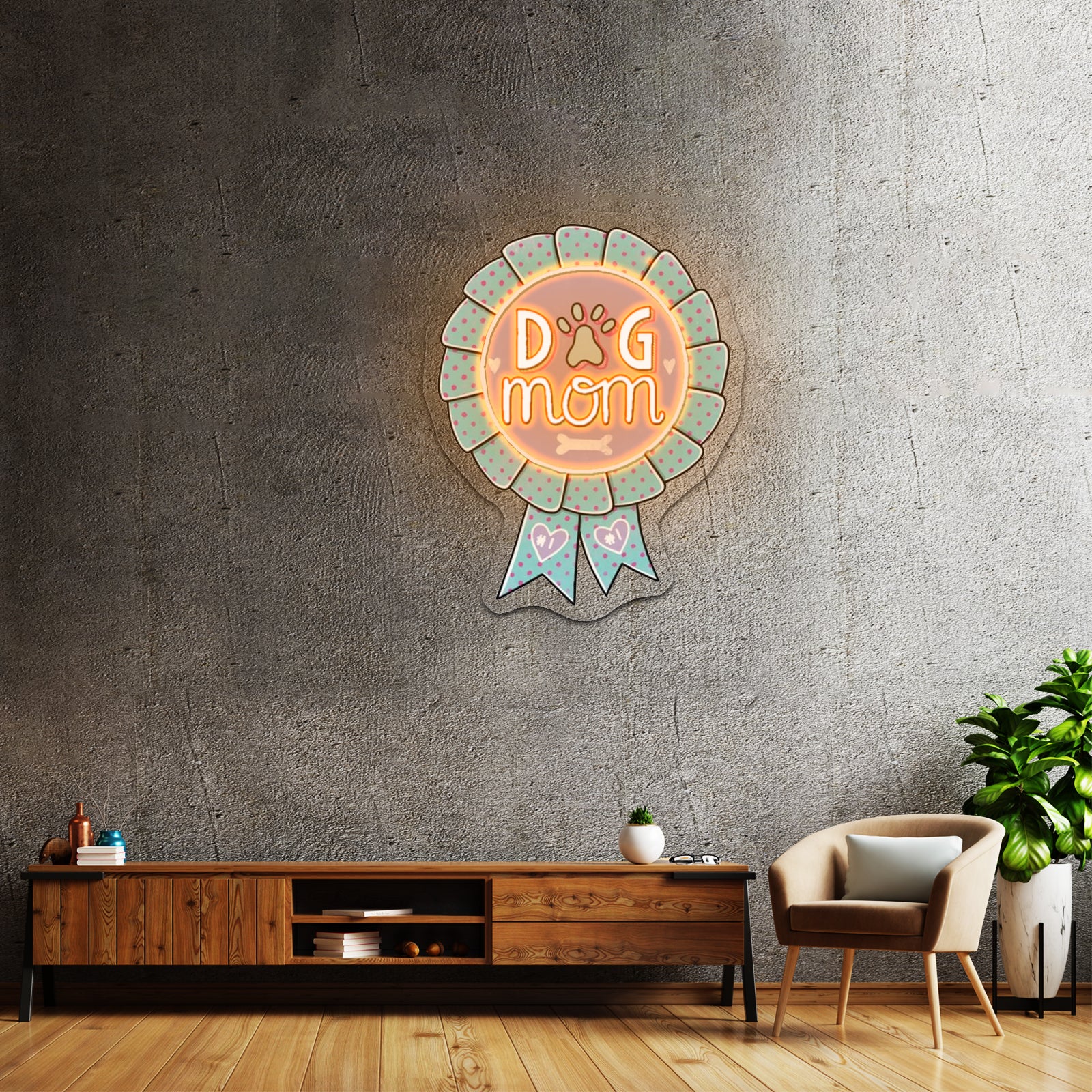 Dog Mom Neon Signs Sunflower Led Signs