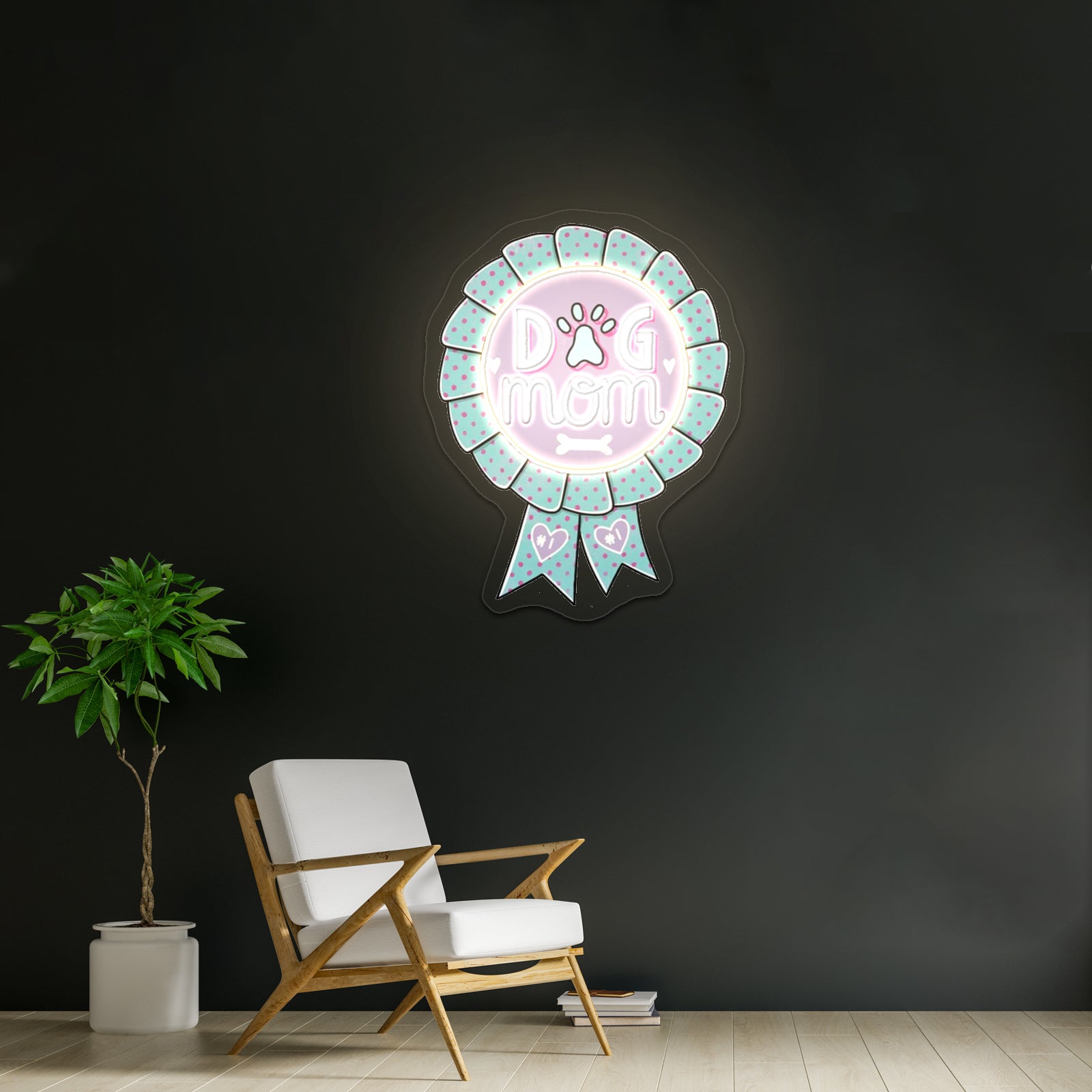 Dog Mom Neon Signs Sunflower Led Signs