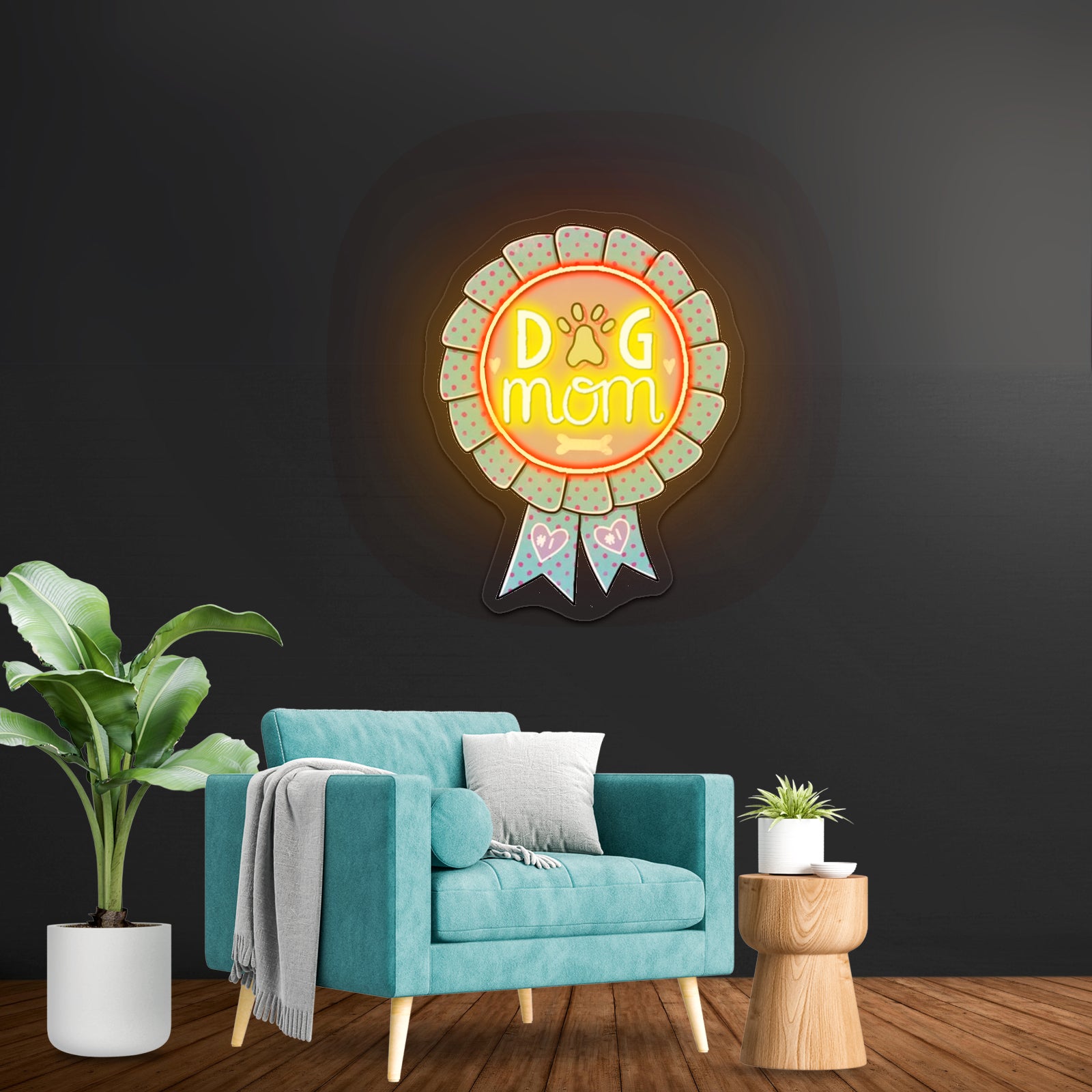 Dog Mom Neon Signs Sunflower Led Signs