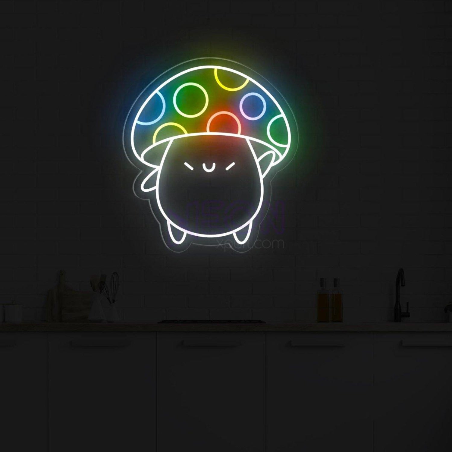 Dog Mushroom Cartoon Led Neon Sign For Pet Lovers Kids Room Decor | Shineneon
