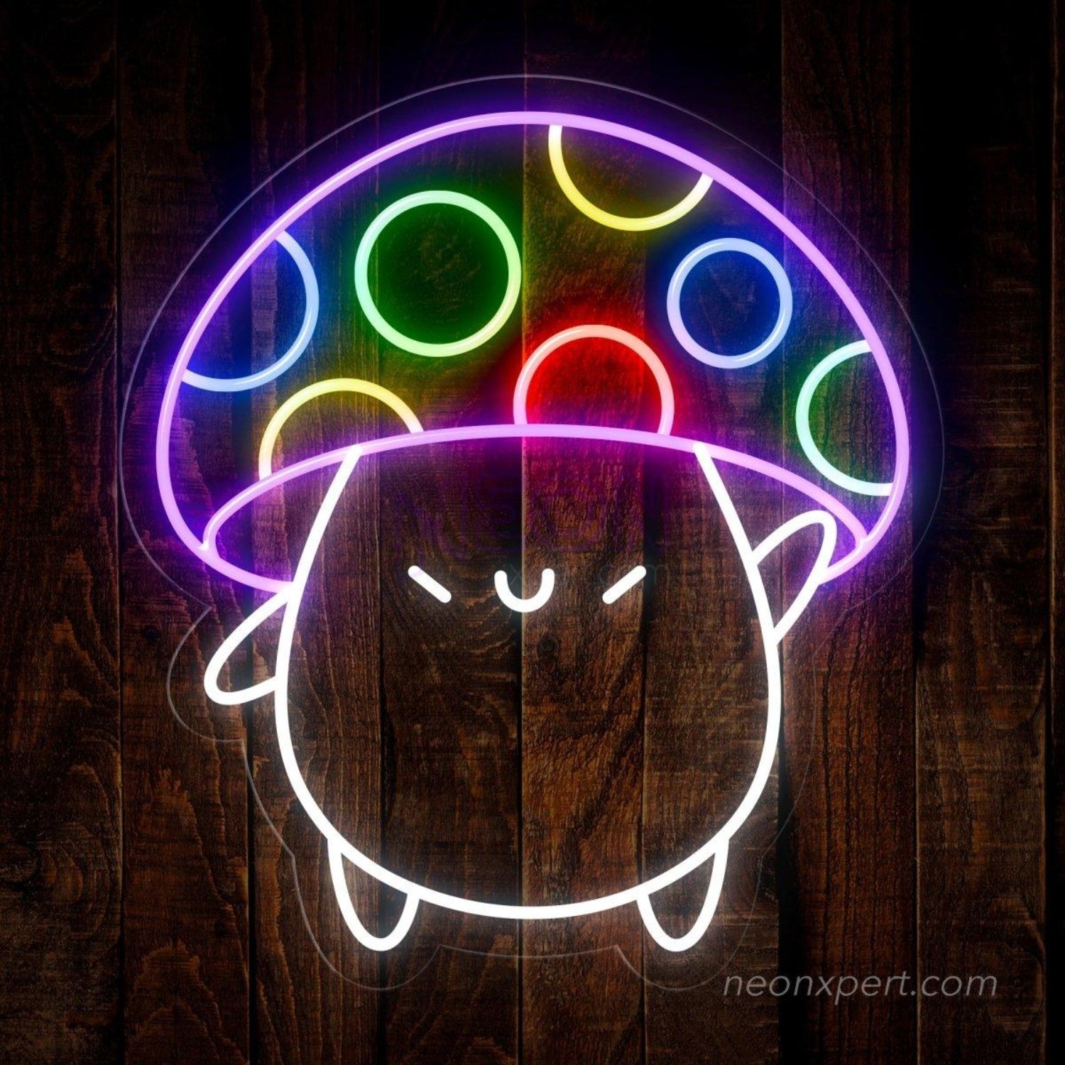 Dog Mushroom Cartoon Led Neon Sign For Pet Lovers Kids Room Decor | Shineneon