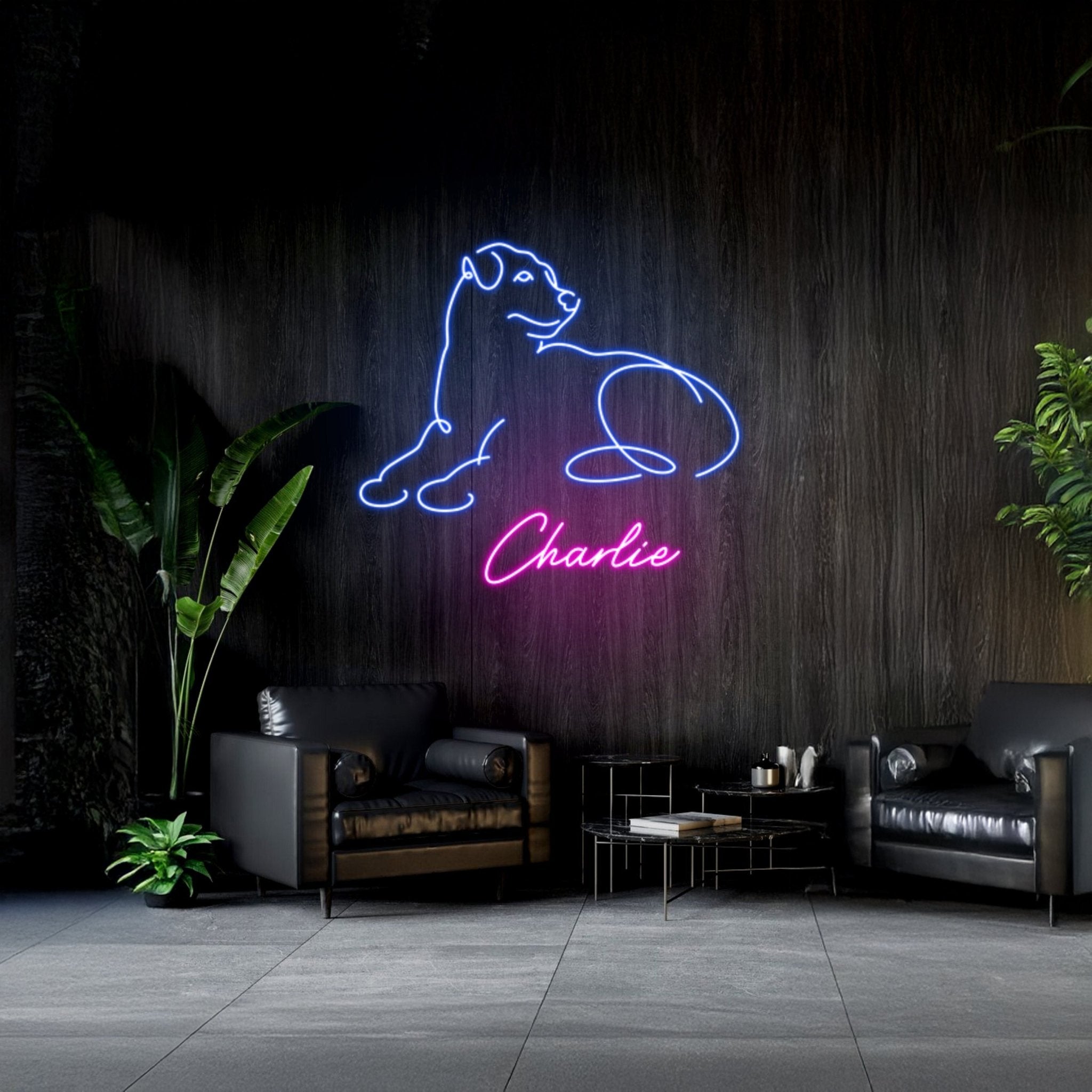 Dog Name Neon Sign Puppy Neon Light - Shineneon