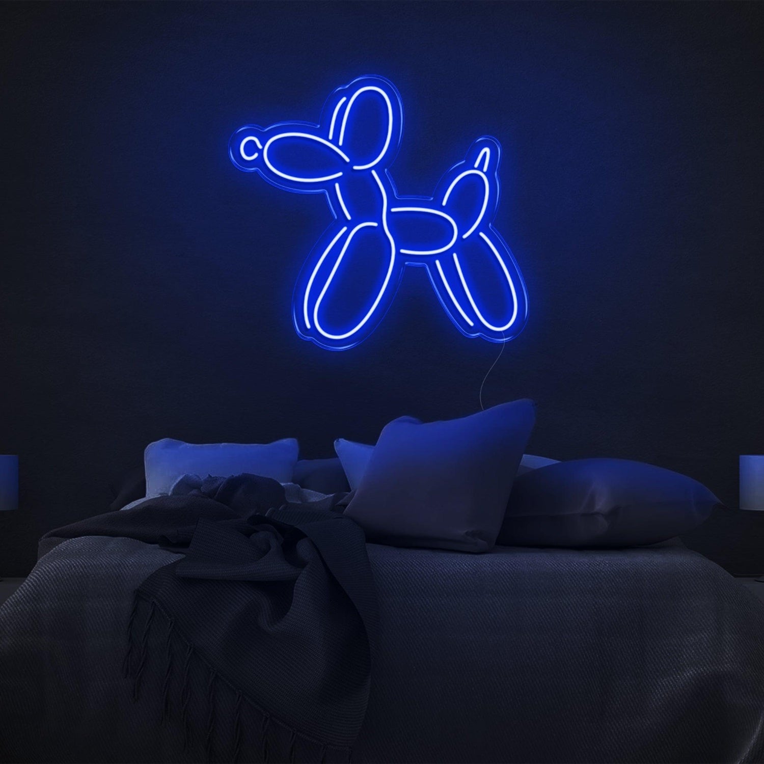 Dog V1 White Balloon Led Neon Sign For Bedroom Wall Decor | Shineneon