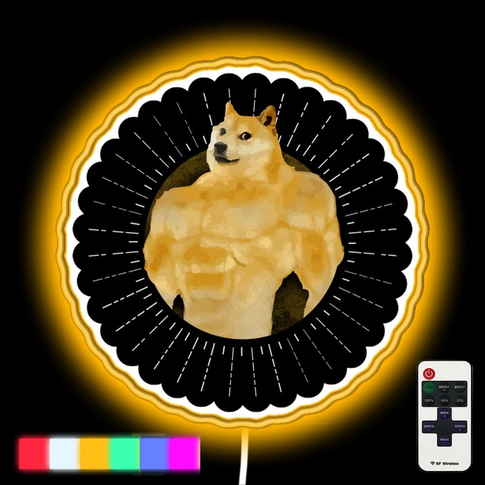 Doge Muscle Led Neon Sign - Shineneon