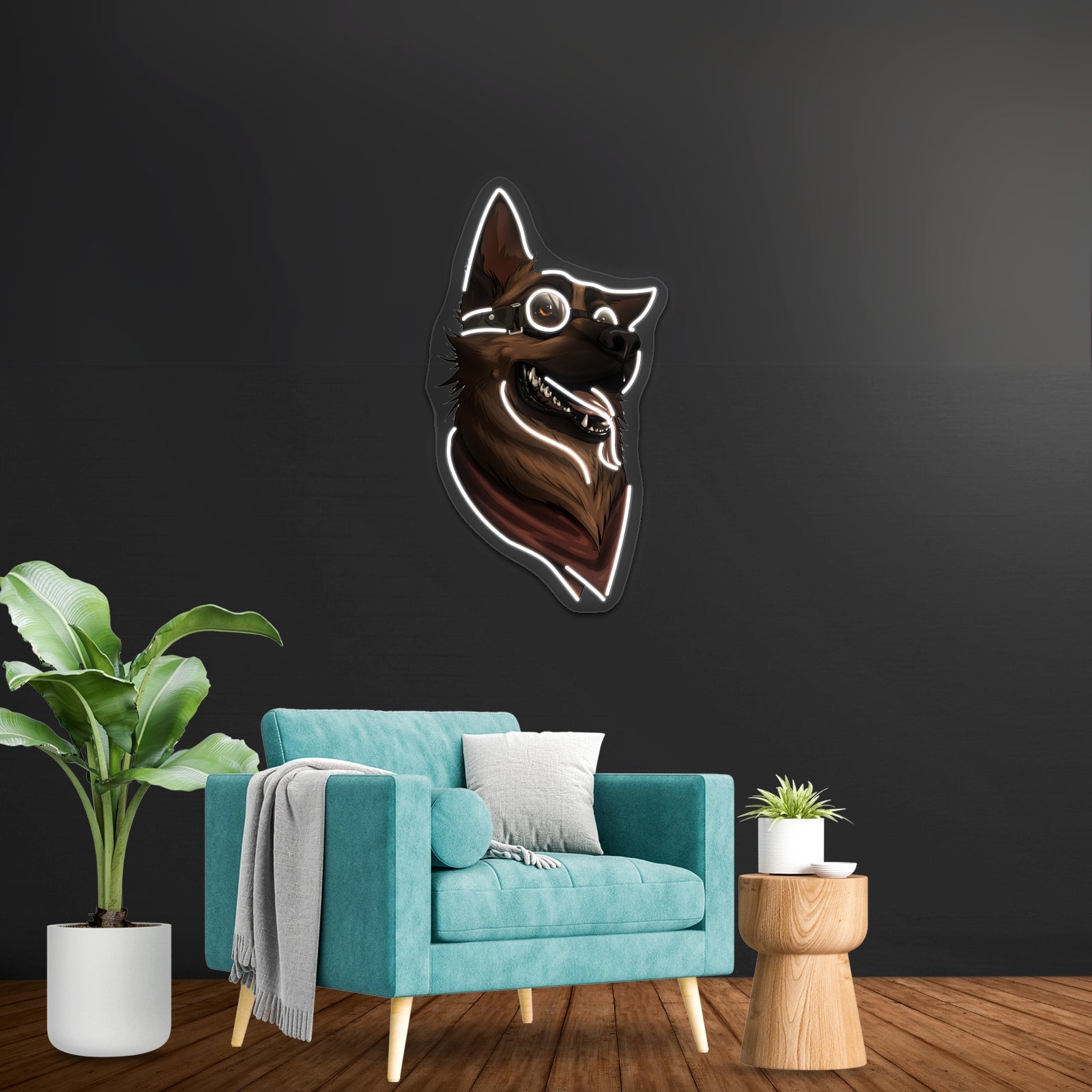 Dogmeat Graphic Artwork Affordable Custom Neon Signs - Shineneon