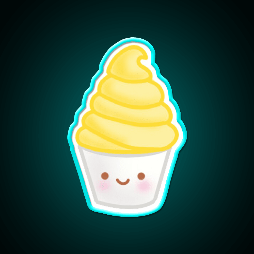 Dole Whip Snack Food Led Neon Sign Rgb Color - Shineneon