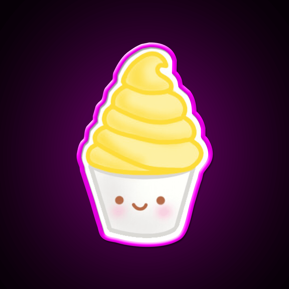 Dole Whip Snack Food Led Neon Sign Rgb Color - Shineneon