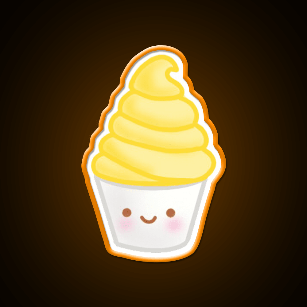 Dole Whip Snack Food Led Neon Sign Rgb Color - Shineneon