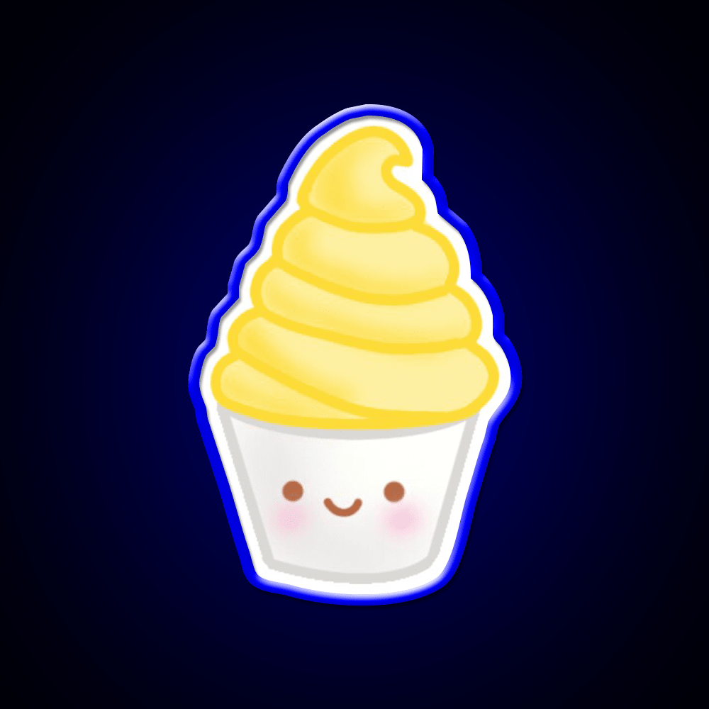 Dole Whip Snack Food Led Neon Sign Rgb Color - Shineneon