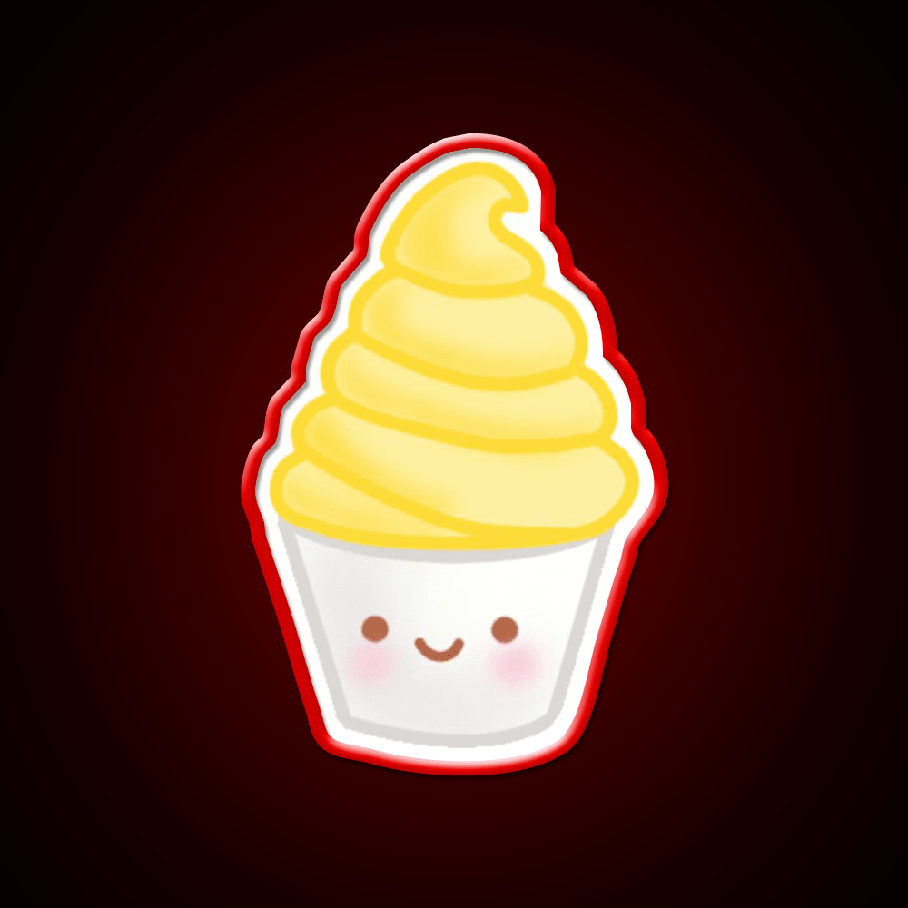 Dole Whip Snack Food Led Neon Sign Rgb Color - Shineneon