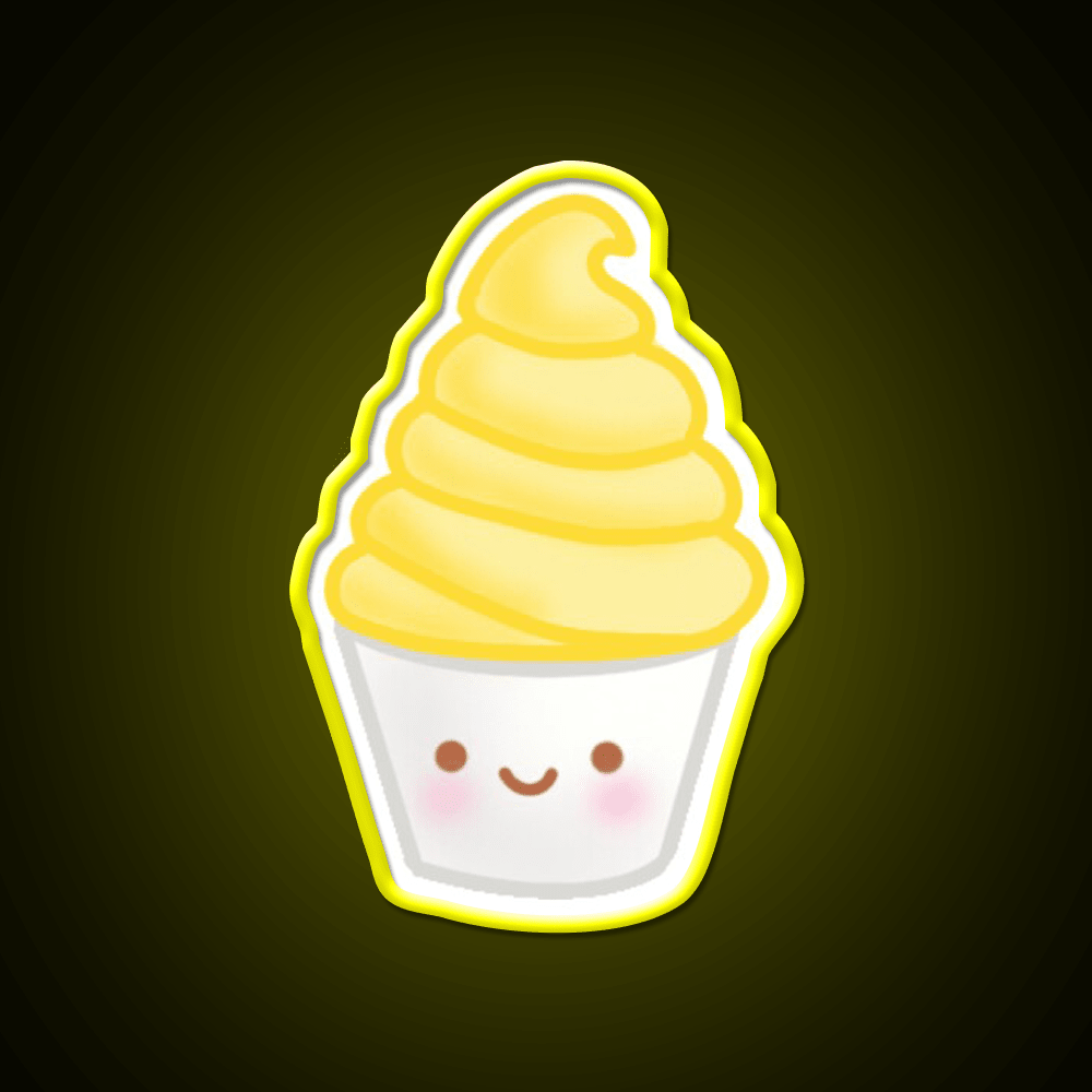 Dole Whip Snack Food Led Neon Sign Rgb Color - Shineneon