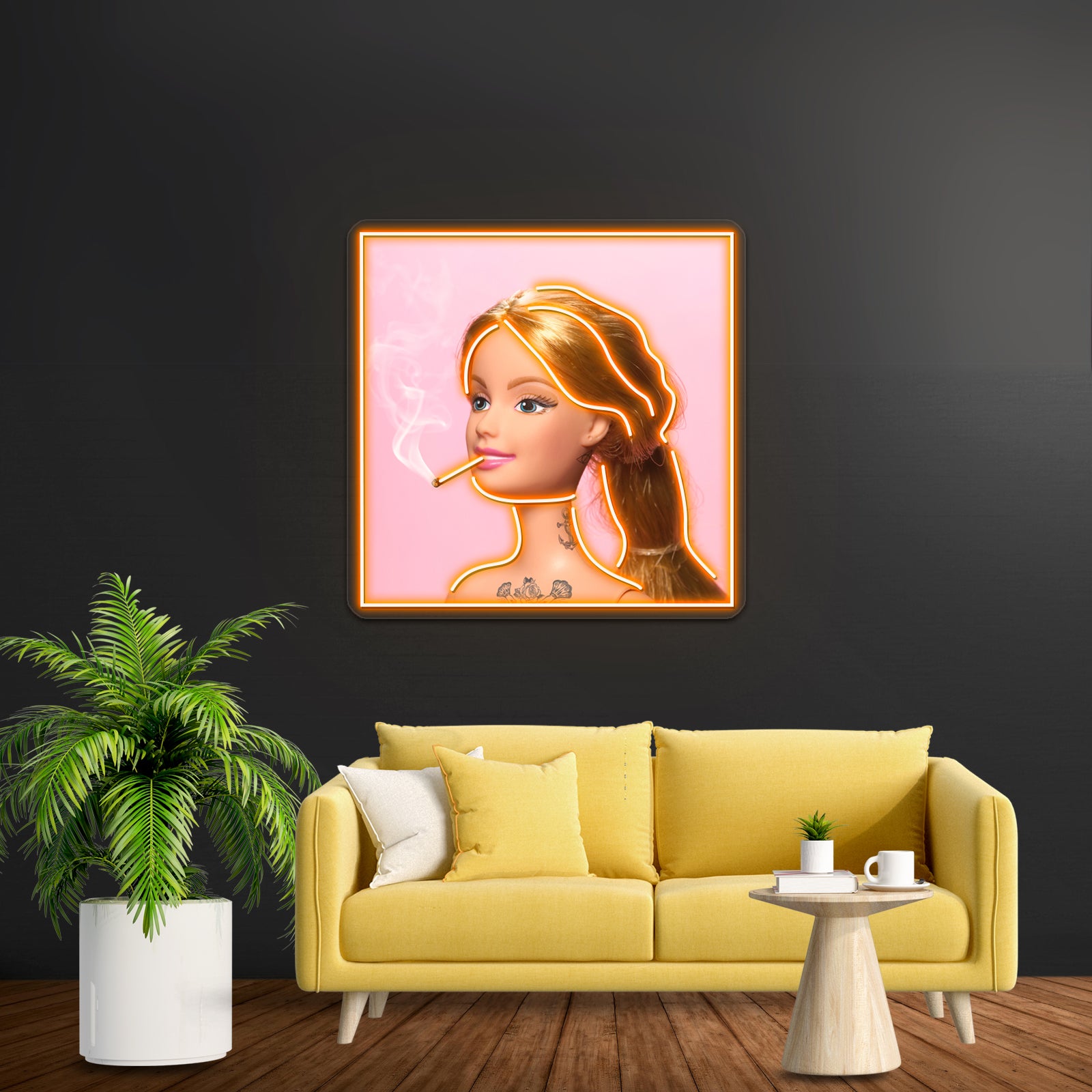 Doll Grown Up Artwork Affordable Custom Neon Signs | Shineneon