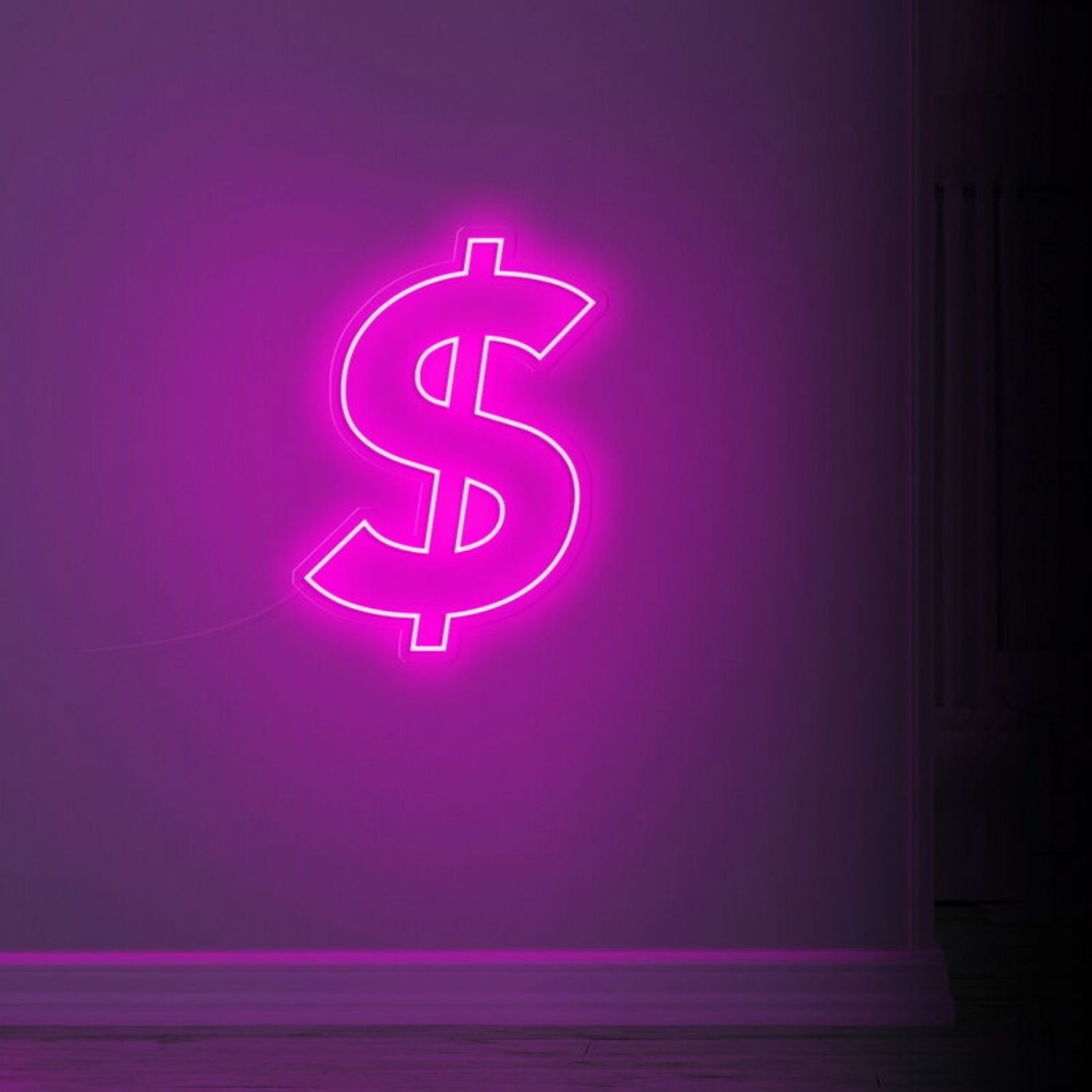 Dollar Sign Led Neon Sign For Financial-Themed Decor | Shineneon