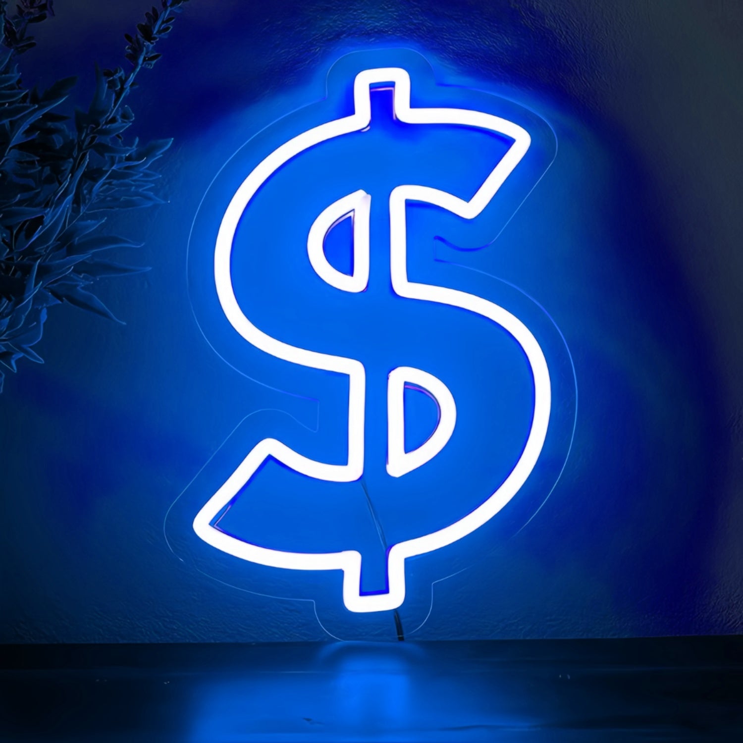 Dollar Sign Neon Prosperity And Financial Aspiration | Shineneon