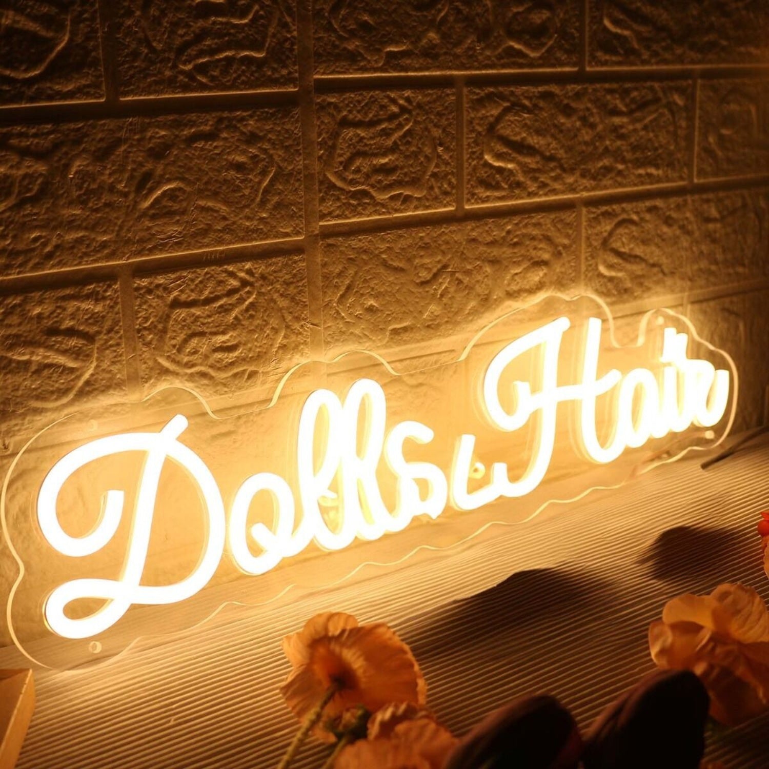 Dolls Hair Yellow Led Neon Sign - Shineneon