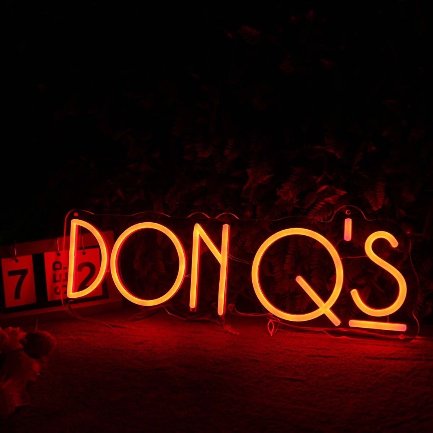 Don Qs Orange Led Neon Sign - Shineneon