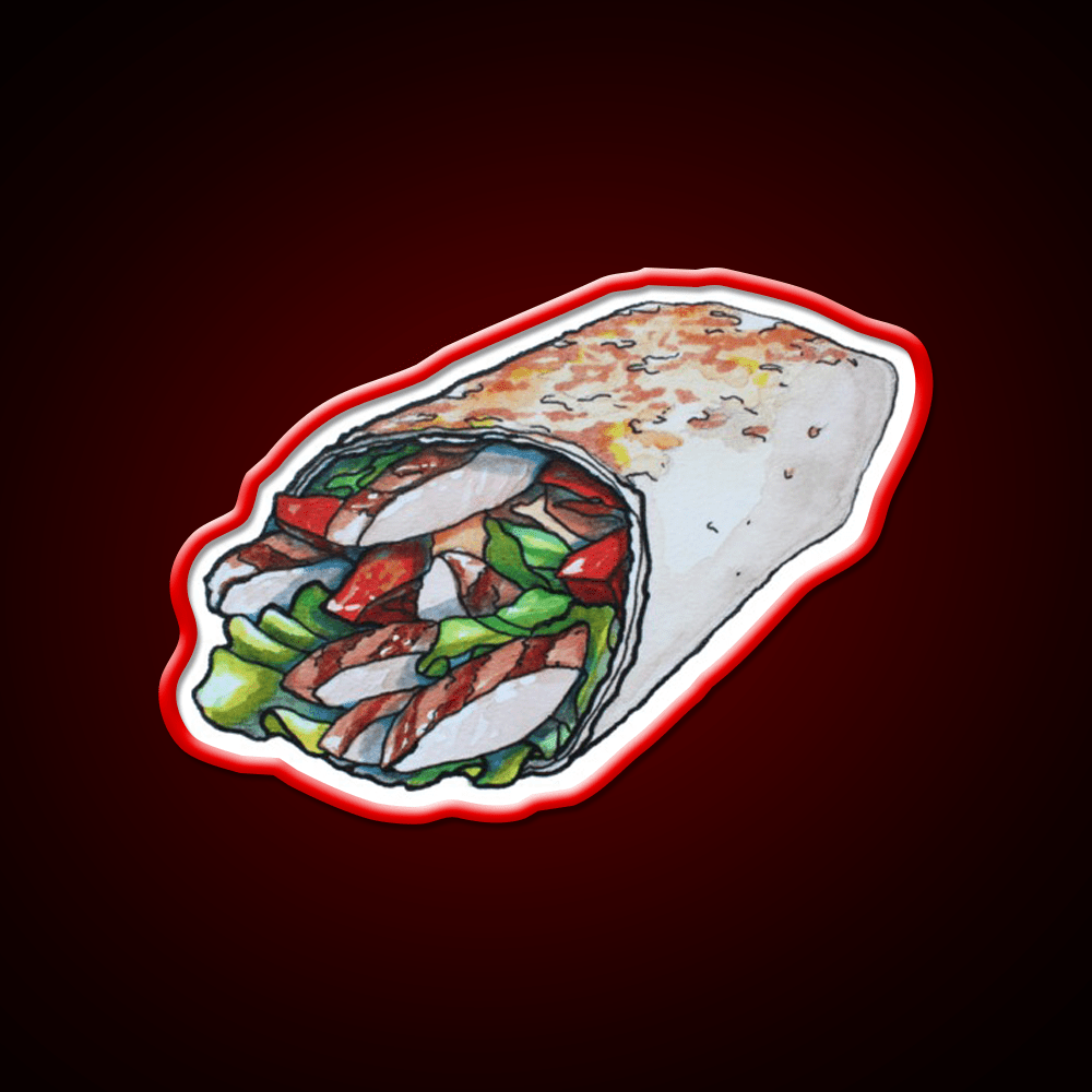 Doner Kebab Fast Food Led Neon Sign For Burger Place Rgb Color - Shineneon