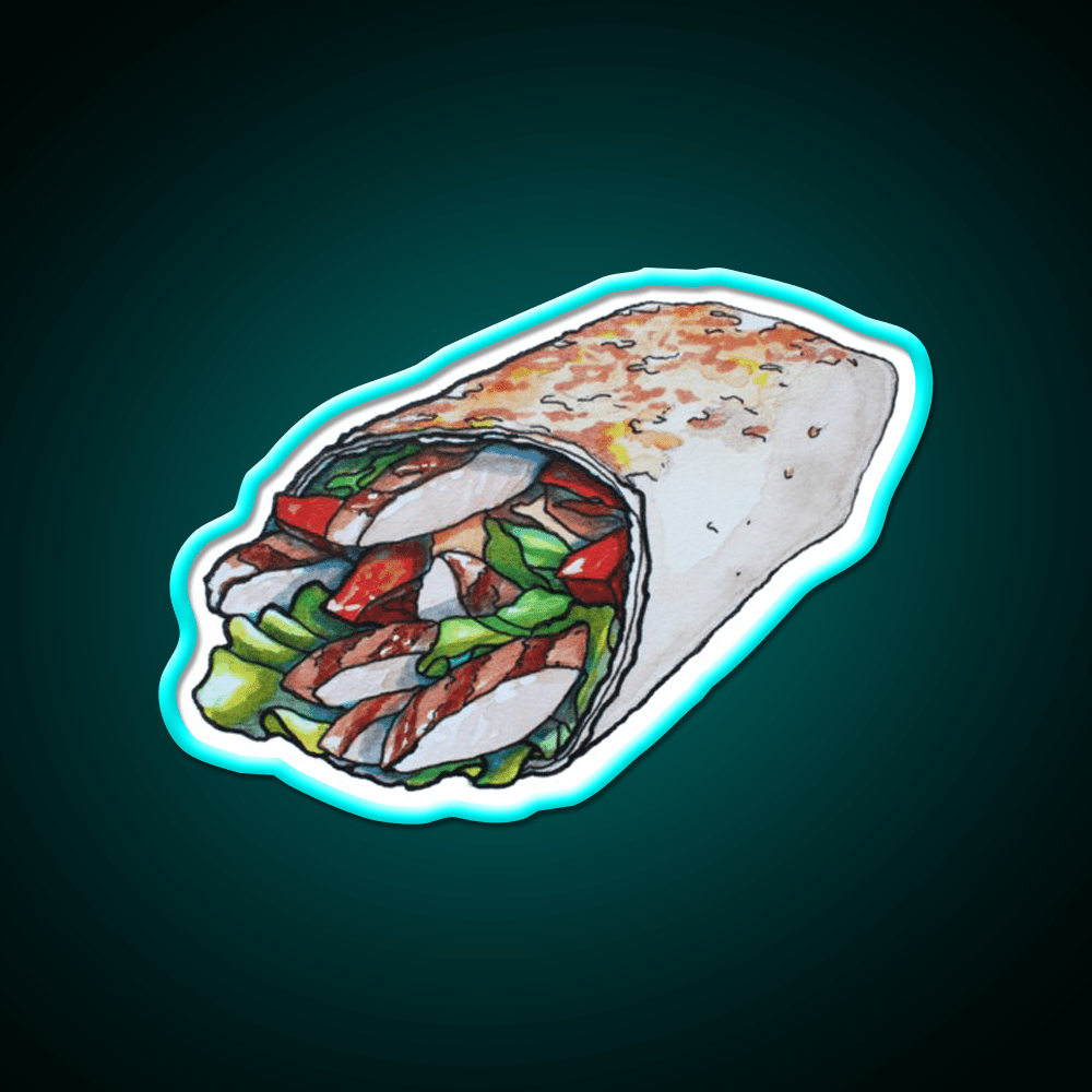 Doner Kebab Fast Food Led Neon Sign For Burger Place Rgb Color - Shineneon
