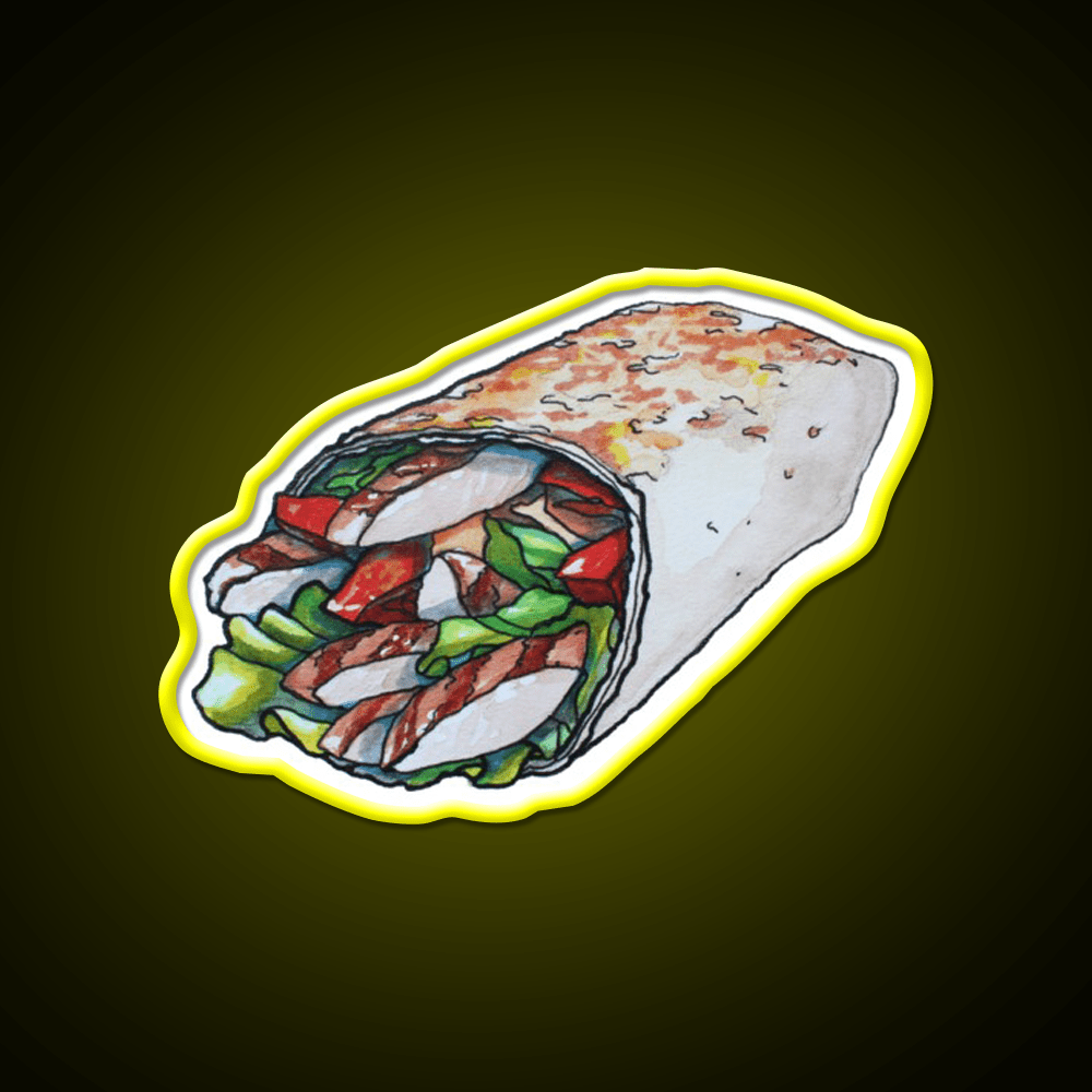 Doner Kebab Fast Food Led Neon Sign For Burger Place Rgb Color - Shineneon
