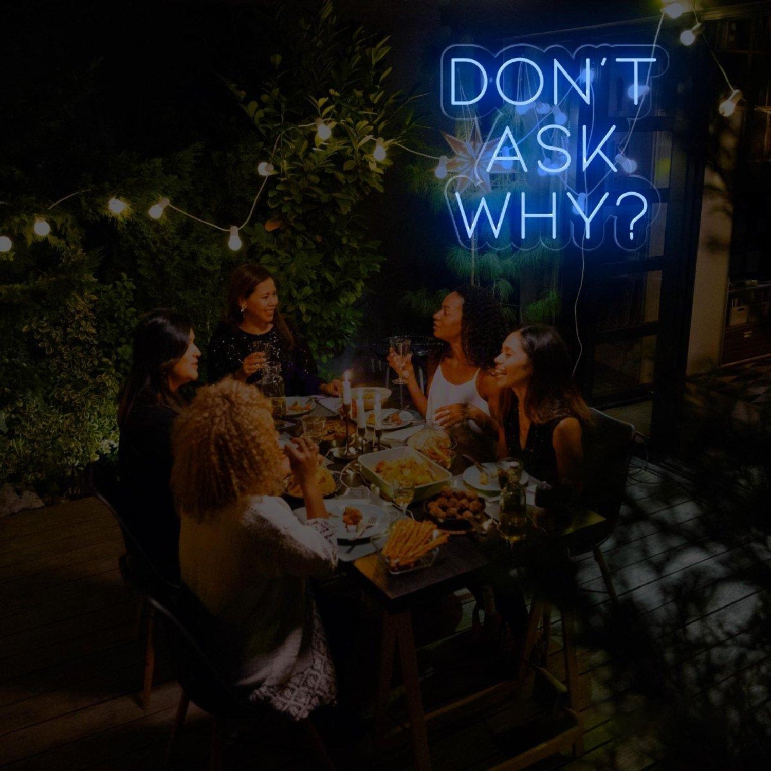Dont Ask Why Red Led Neon Sign For Mysterious Bar Party Decor | Shineneon
