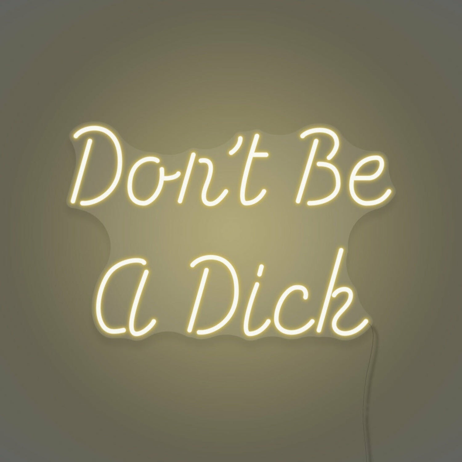 Dont Be A Dick Neon Humor And Straight Talk - Shineneon