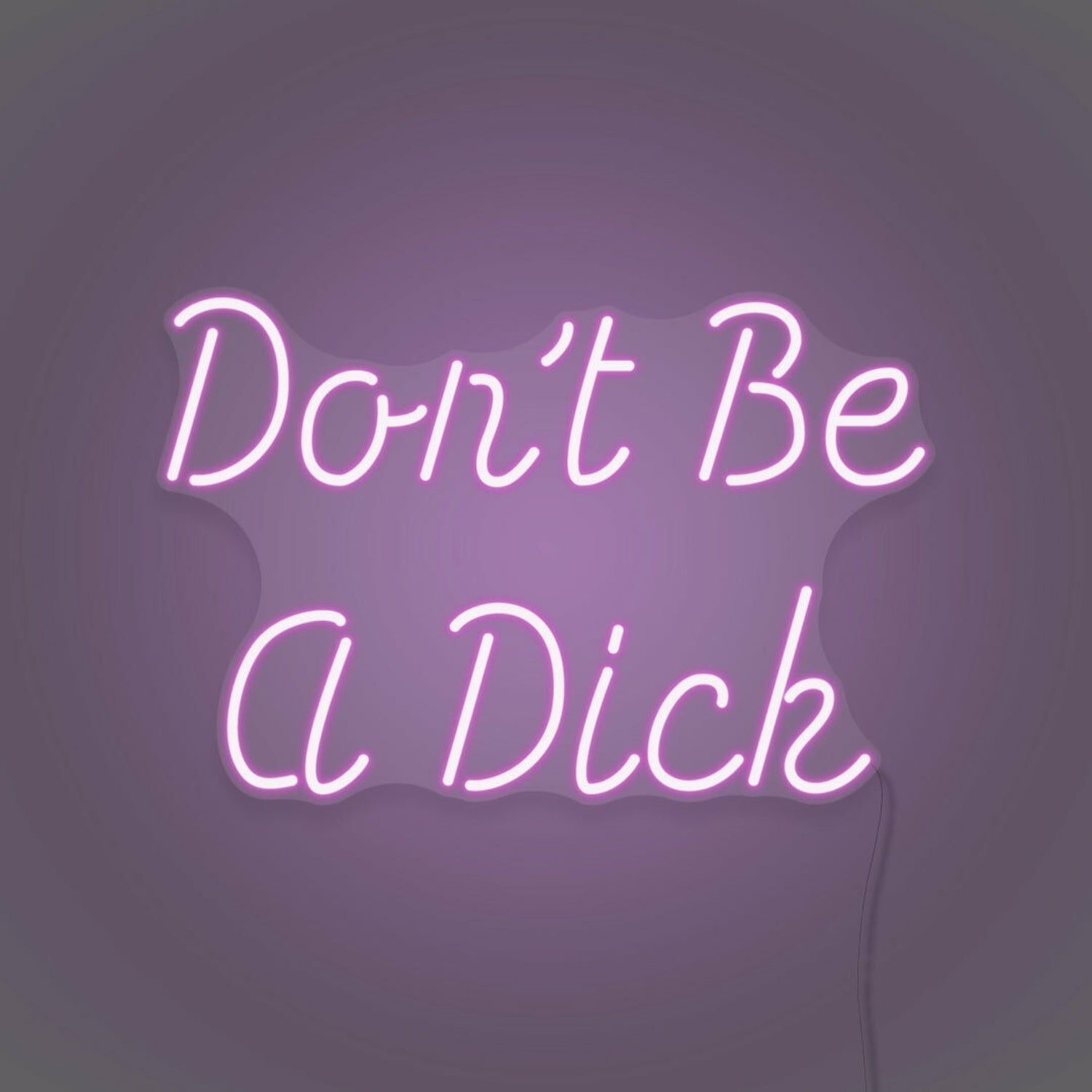 Dont Be A Dick Neon Humor And Straight Talk - Shineneon
