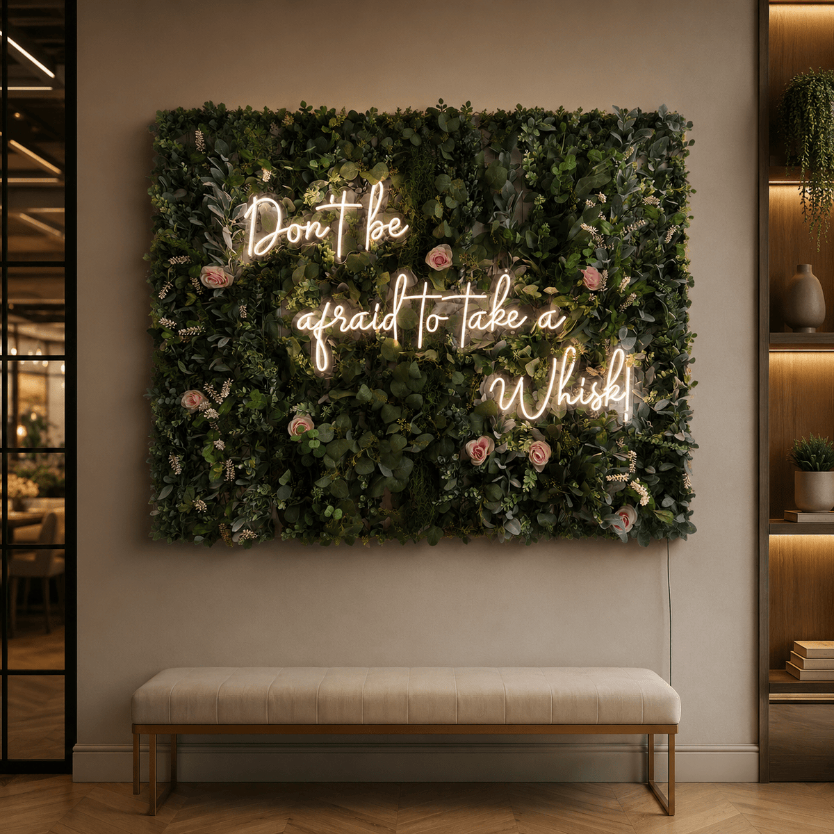 Don't Be Afraid To Take A Whisk LED Neon Sign - Shineneon